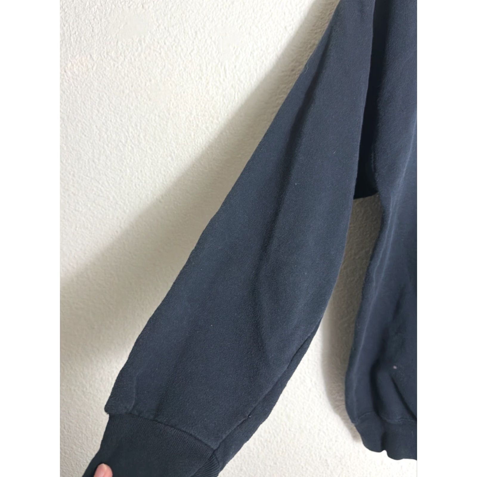 Vintage VINTAGE Port And Company Sweatshirt Black Pullover Men L Hollywoodland Dutch Bros run Dbw Stained Size US L / EU 52-54 / 3 - 3 Thumbnail