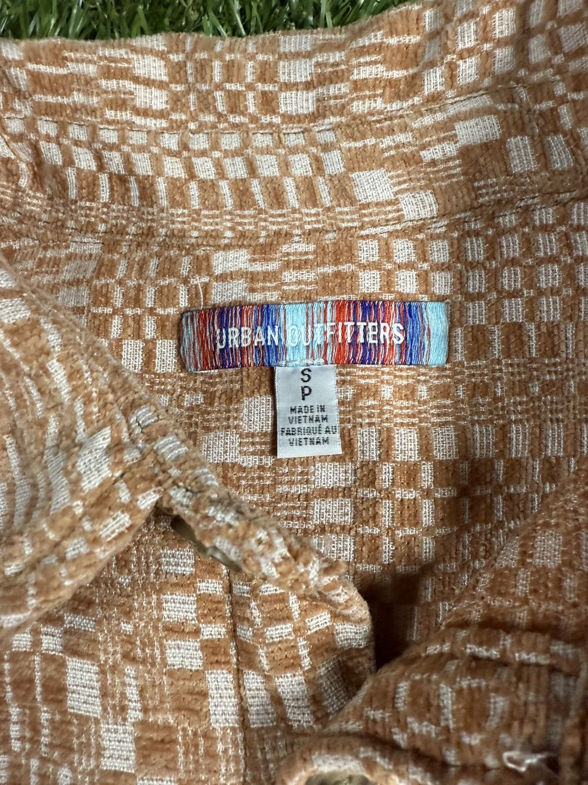 Urban Outfitters Y2k Urban Outfitters Abstract Earth Tone Fall Flannel Jacket Size US S / EU 44-46 / 1 - 2 Thumbnail