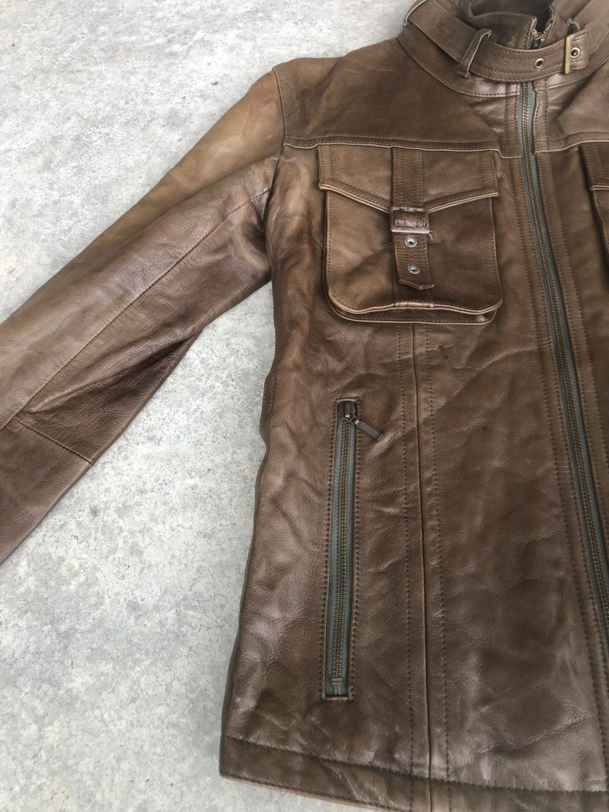 Tornado Mart Tornado Mart Leather Jacket Size US L / EU 52-54 / 3 - 5 Thumbnail