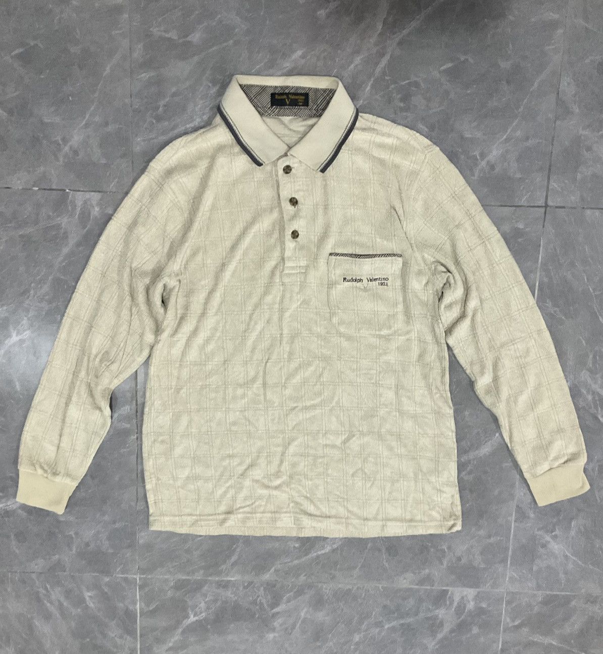 Flannel × Vintage Vintage 90s Long Sleeve Rudolph Valentino Size US M / EU 48-50 / 2 - 1 Thumbnail