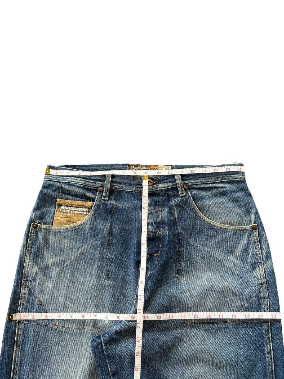 Akademiks Vintage Akademiks Faded Wash Baggy Jeans Size US 35 - 5 Thumbnail
