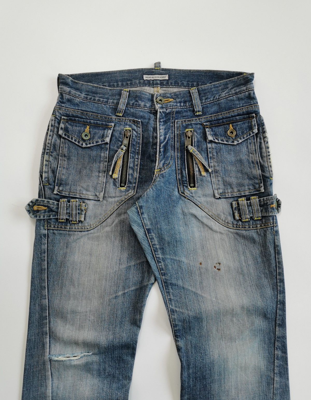 Michel Klein Multipocket Michel Klein Homme Japan Denim Jeans Size US 32 / EU 48 - 1 Thumbnail