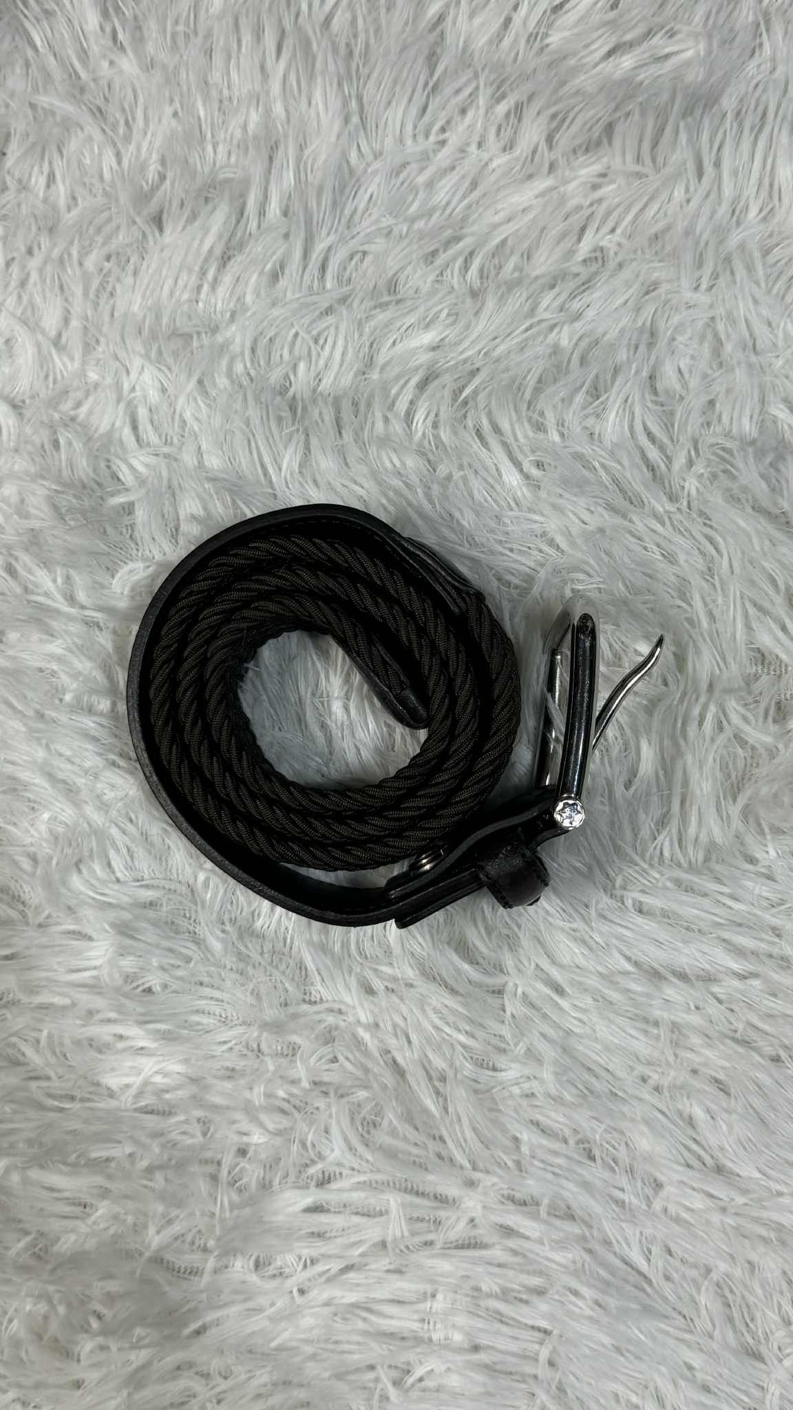 Montblanc Montblanc Genuine Leather Elastic Belt Men's Size 36 - 5 Thumbnail