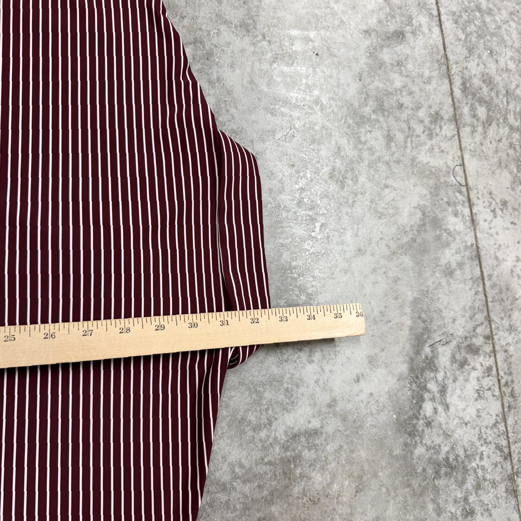 Vintage Salt Pines Polo Shirt Mens XL Burgundy White Stripe Golf Skull Logo Stretch Size US XL / EU 56 / 4 - 7 Thumbnail