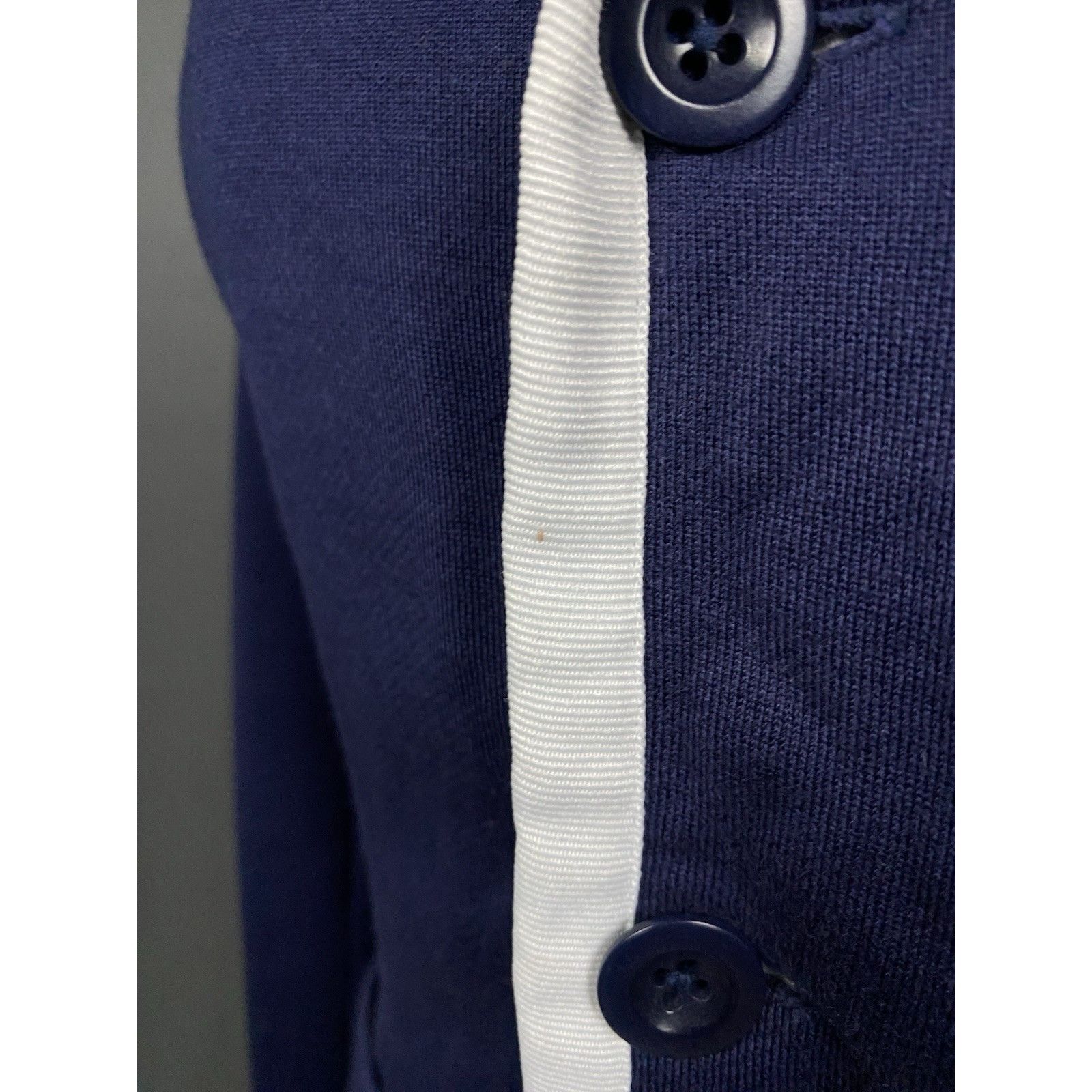 Ralph Lauren Ralph Lauren Contrast Lapel Big Logo Women's Blue Blazer Jac Size M / US 6-8 / IT 42-44 - 10 Thumbnail