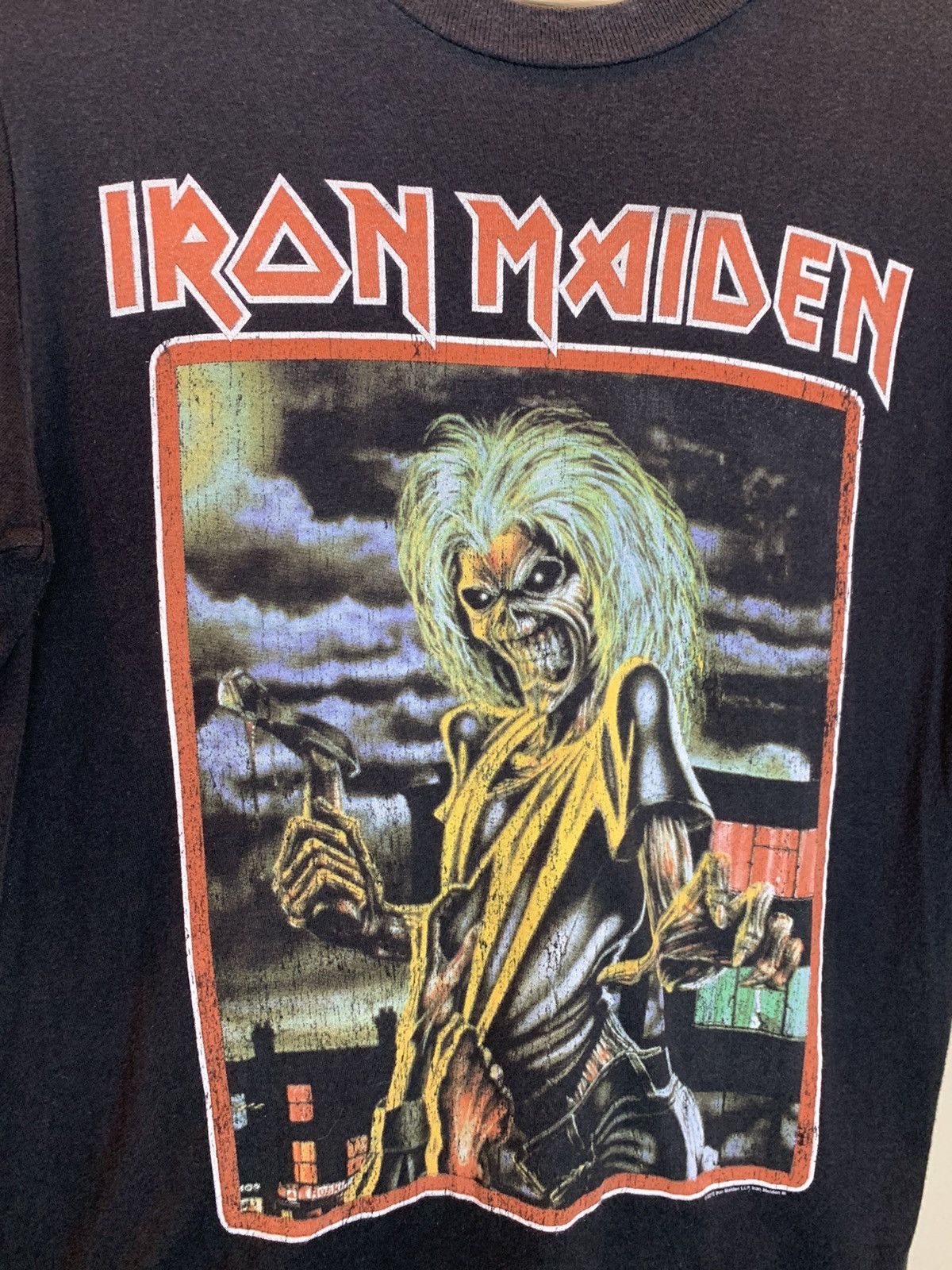 Band Tees *RARE* Iron Maiden Hatchet Eddie Art Big Print Band T-Shirt Size US S / EU 44-46 / 1 - 2 Thumbnail