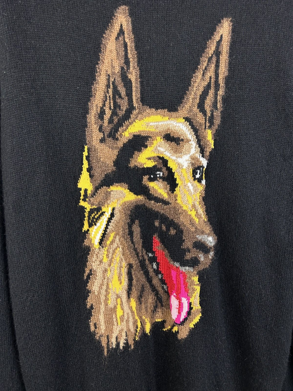 Balenciaga Balenciaga AW11 Shepherd Dog Kiyan Iconic Angora Sweater Size M / US 6-8 / IT 42-44 - 2 Thumbnail