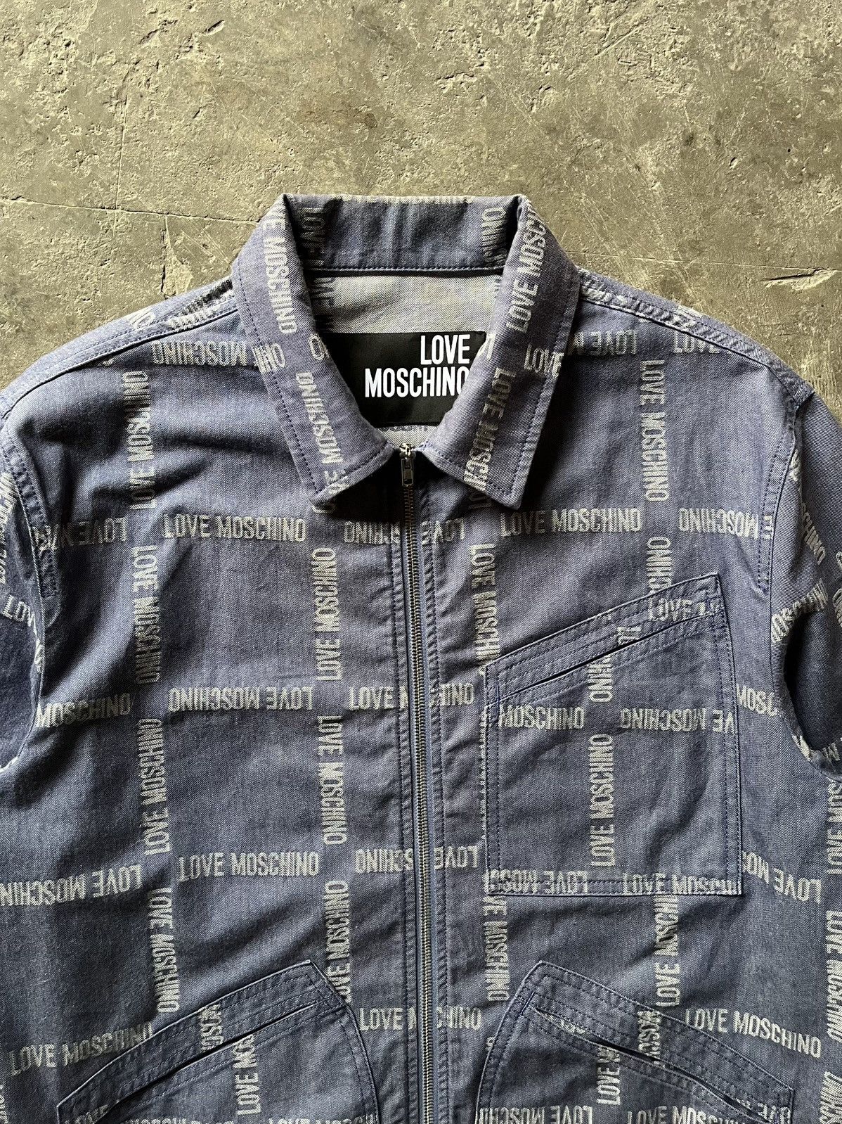Moschino Love moschino AOP work jacket Size US XL / EU 56 / 4 - 2 Thumbnail