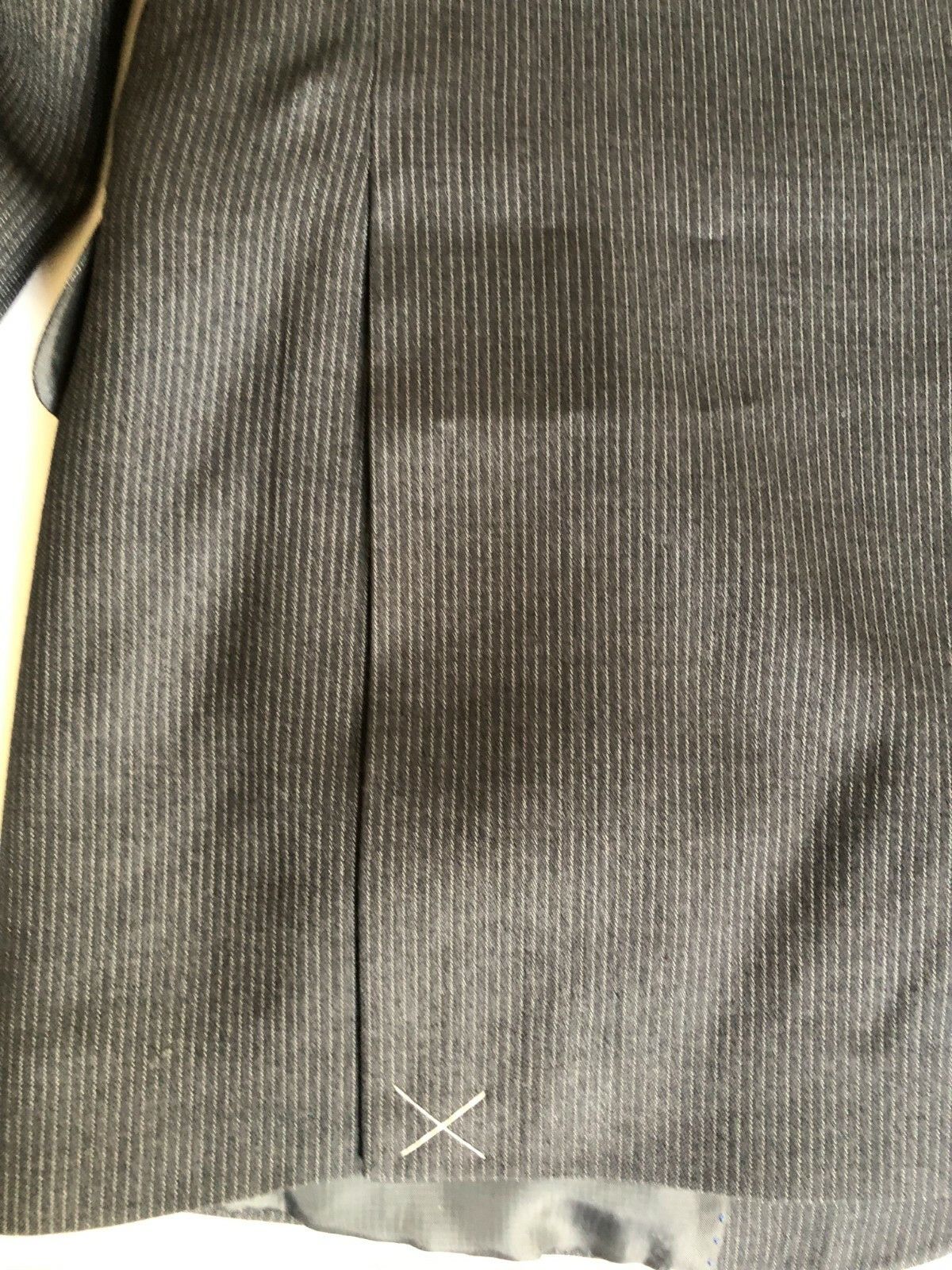 Kenneth Cole Kenneth Cole Reaction Gray Stripe Blazer 38S EU Pick Lapel Size 38S - 5 Thumbnail