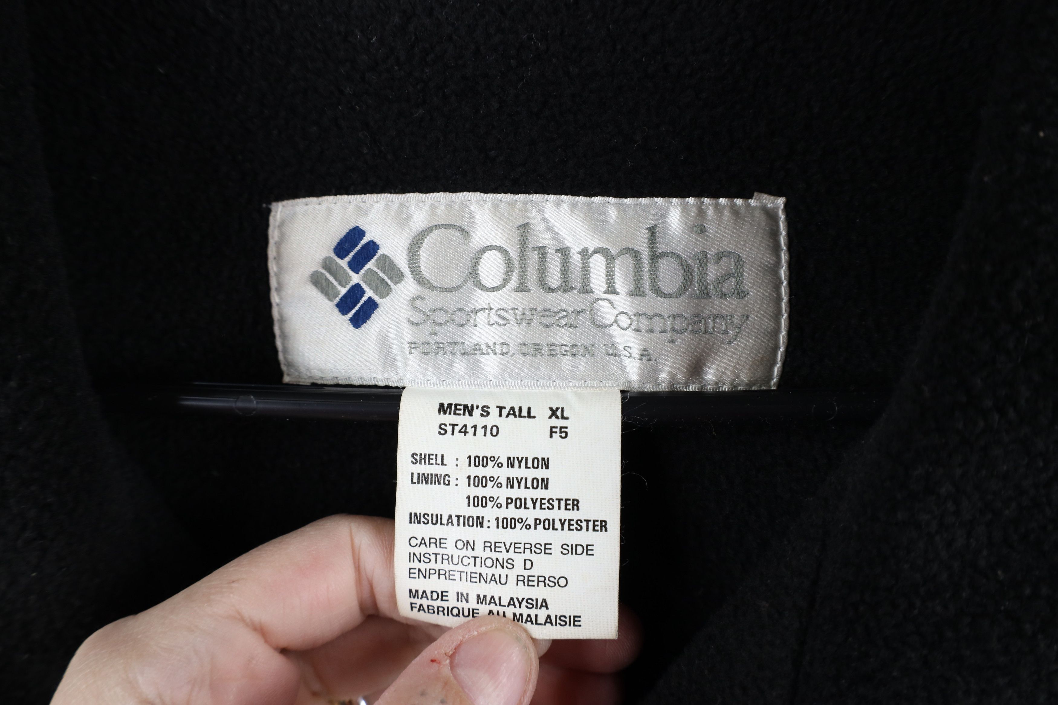 Columbia × Vintage Vintage 90s Columbia Lined Full Zip Winter Jacket Blue Size US XL / EU 56 / 4 - 10 Thumbnail