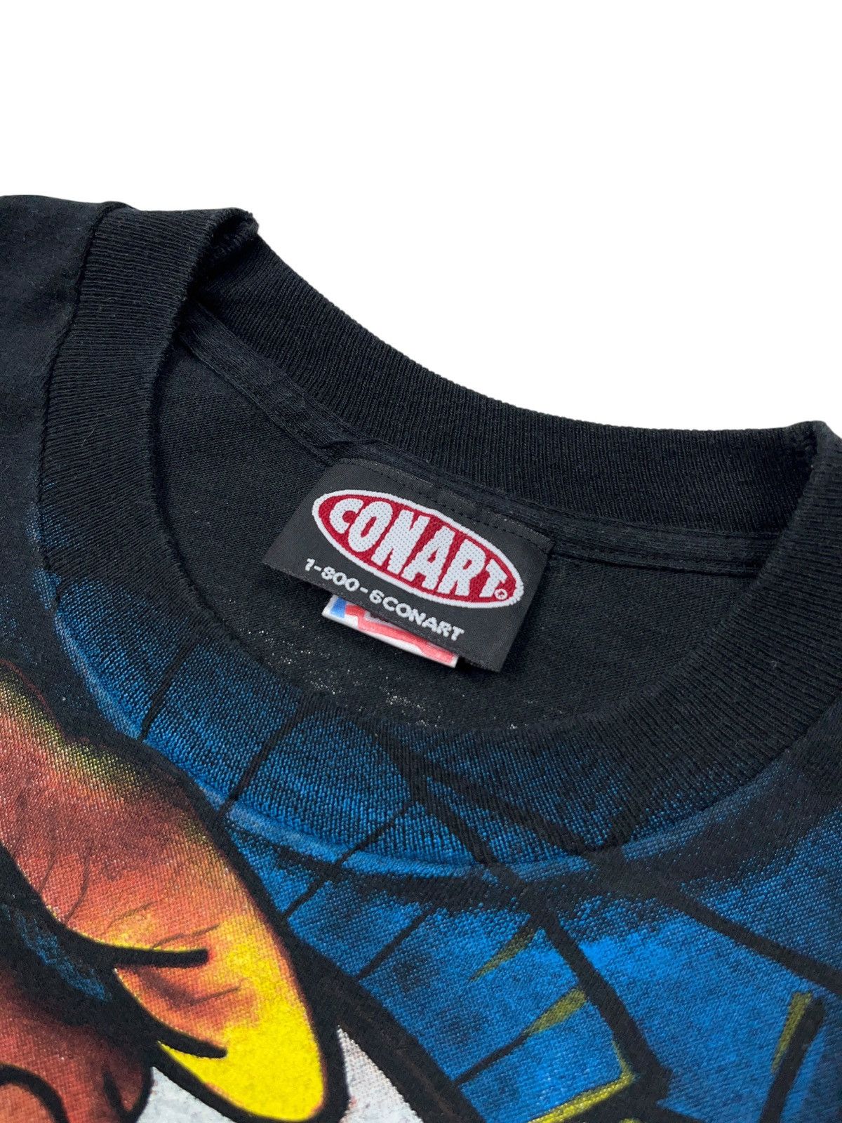 Rap Tees Vintage 1993 Conart All Over Print T-shirt Hip Hop Rap Tee Size US XL / EU 56 / 4 - 5 Thumbnail