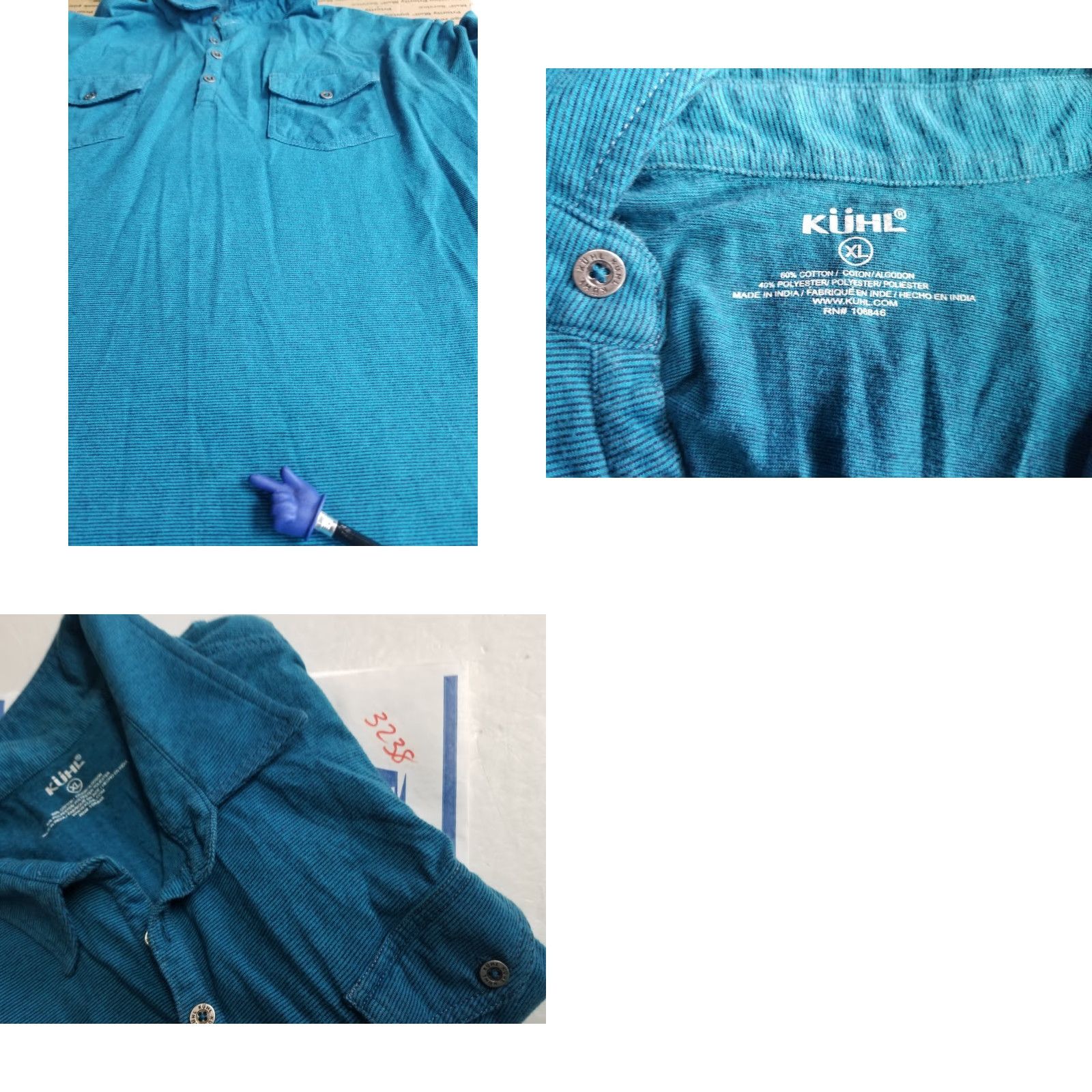 Vintage **Kuhl Men XL Brown Polo Shirt Hiking Outdoor** User: Kuhl Men XL Brown Polo Shirt Hiking Outdoor Size US XL / EU 56 / 4 - 8 Thumbnail