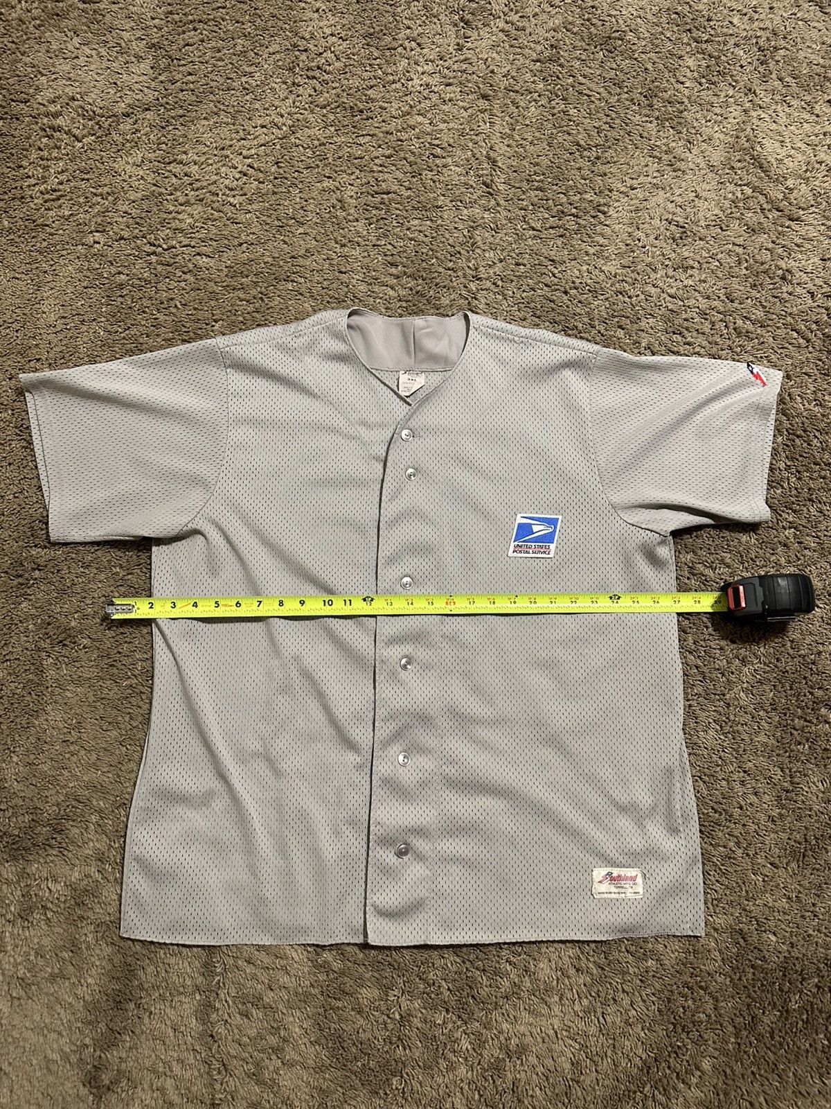 Anti Social Social Club Vintage USPS MLB “triple grey” baseball jersey 00s size 2XL Size US XXL / EU 58 / 5 - 6 Thumbnail