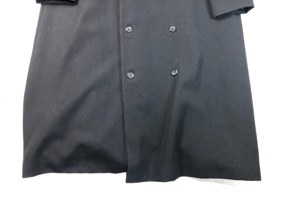 Y's Yohji Yamamoto 80s Black Wool Long Coat