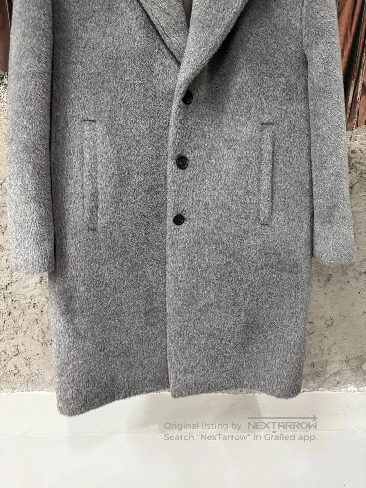 Prada Gray Overcoat.
