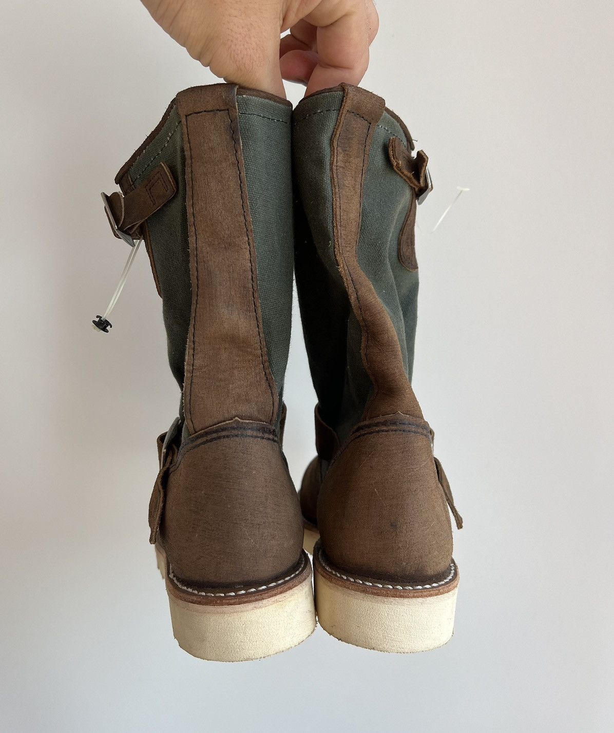 Red Wing × Vintage Vintage Red Wing 2980 Suede Brown Boots Shoes Size US 5 / EU 37 - 11 Thumbnail