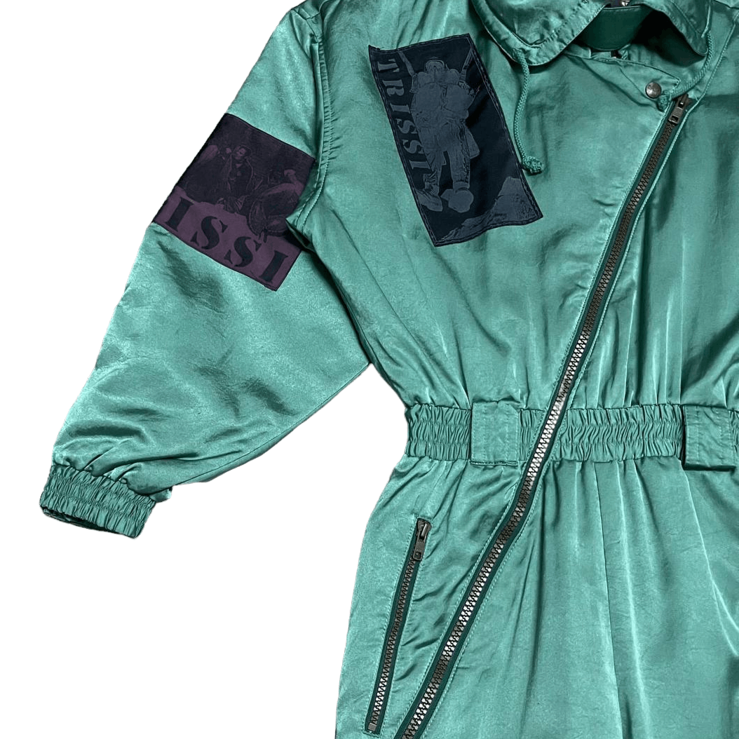 Japanese Brand Vintage Trissi Military Ski Wear Coverall Jumpsuit Size US 30 / EU 46 - 5 Thumbnail