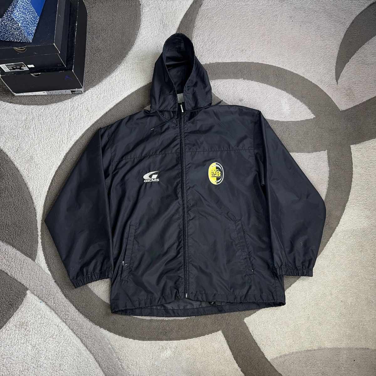 Vintage Vintage Gems BSC Young Boys 2001 Light jacket Nylon Black Size US XL / EU 56 / 4 - 1 Thumbnail