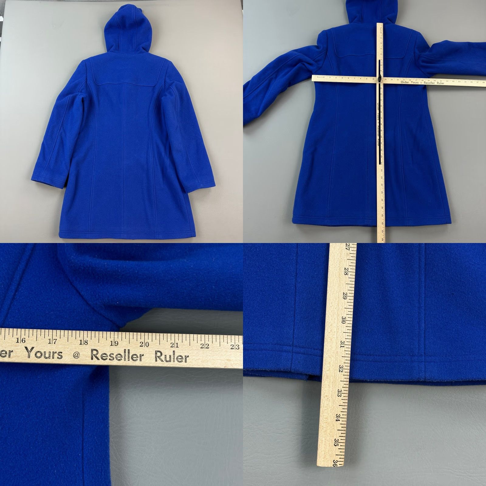 Vintage VINTAGE LL Bean Duffle Coat Women’s 4 Petite Blue Bellandi Lambswool Toggle Coat Size S / US 4 / IT 40 - 8 Thumbnail