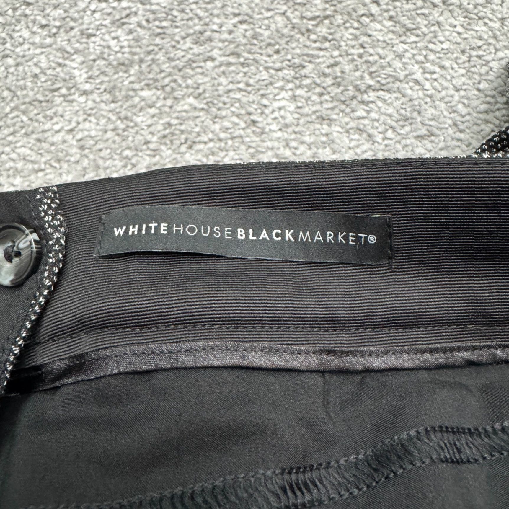 White House Black Market White House Black Market Slim Fit Ankle Trouser Pants Women 2 Tweed Gray Stretch Size 28" / US 6 / IT 42 - 7 Thumbnail