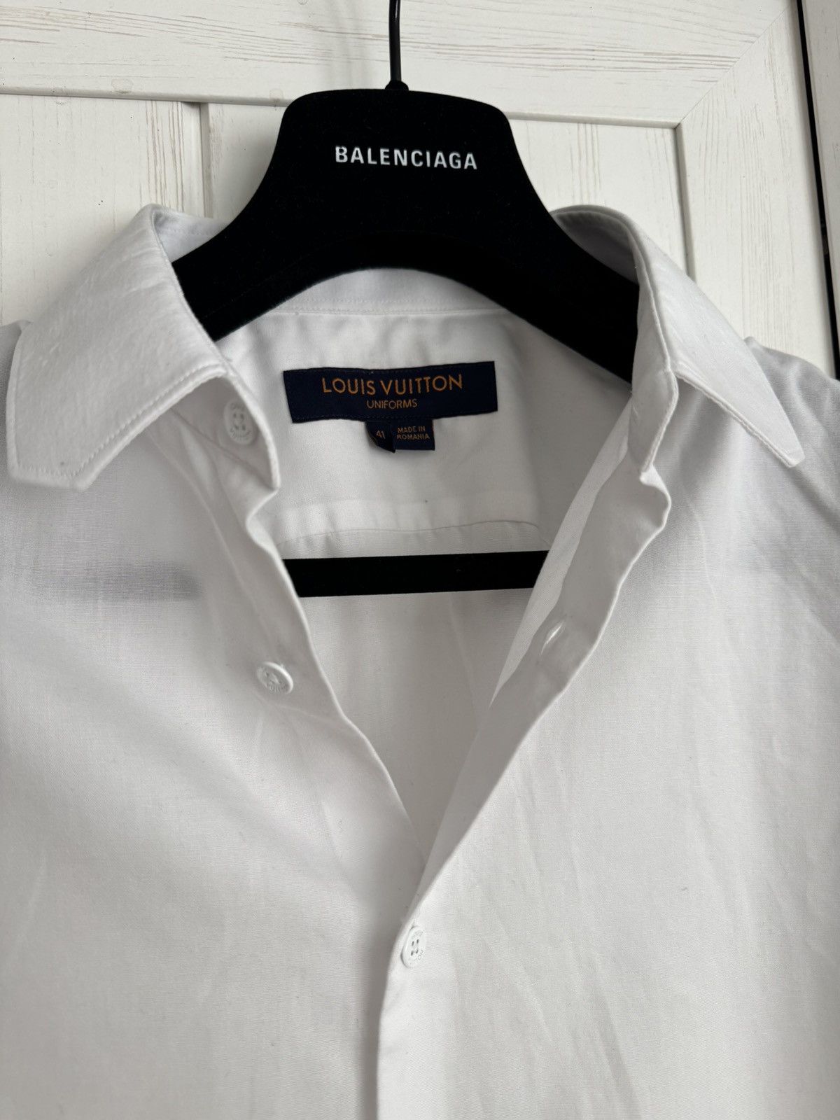 Louis Vuitton Louis Vuitton “uniform” shirt Size US L / EU 52-54 / 3 - 2 Thumbnail