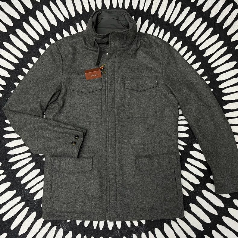 Loro Piana LORO PIANA Gray double-sided traveler/boater jacket Size US M / EU 48-50 / 2 - 1 Thumbnail