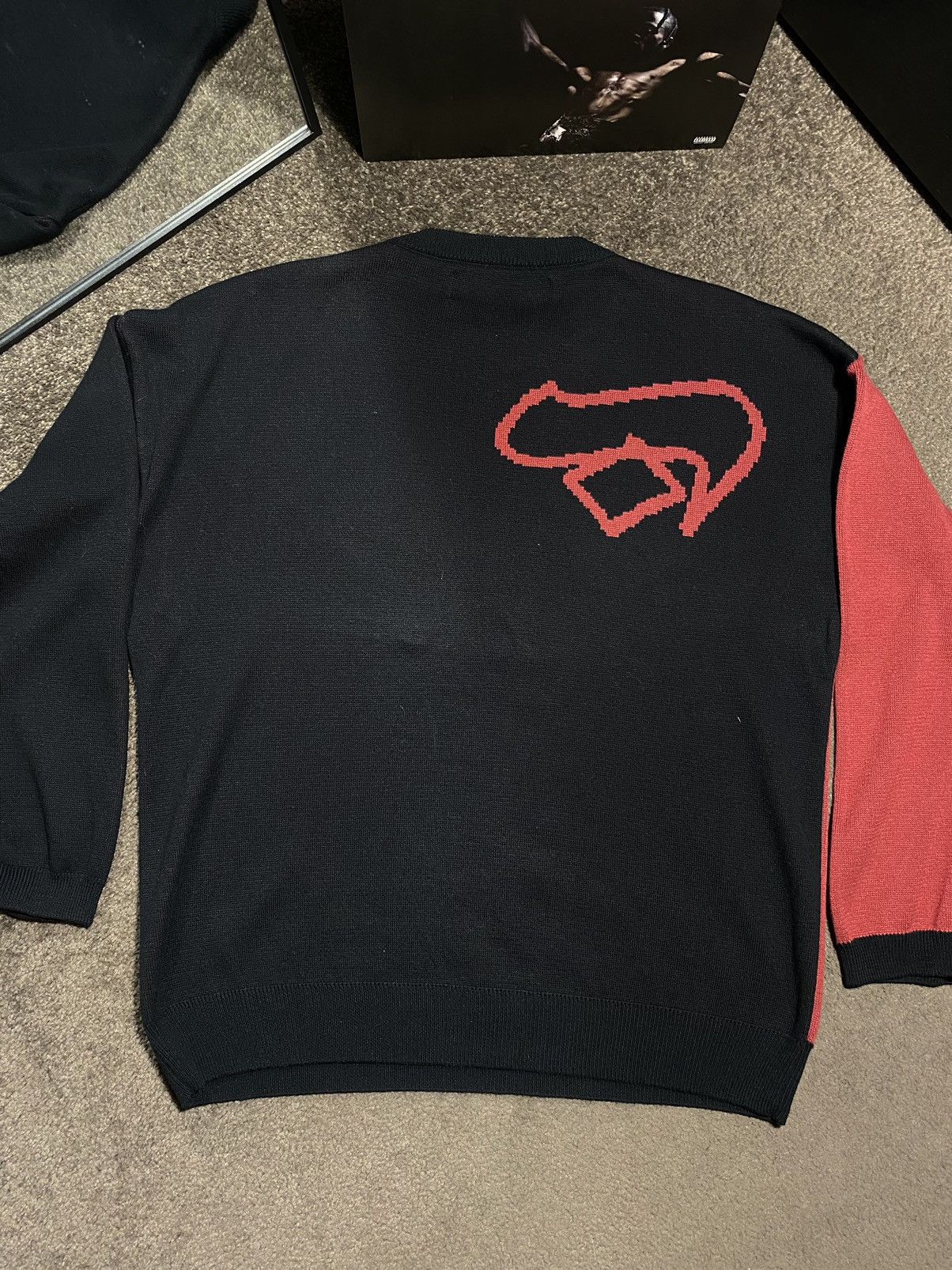 Japanese Brand × Vintage Anime Girl Graphic Sweater in red Size US L / EU 52-54 / 3 - 3 Thumbnail