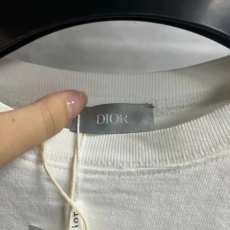 Dior Dior White Cotton Men's T-Shirt . Size US XL / EU 56 / 4 - 3 Thumbnail