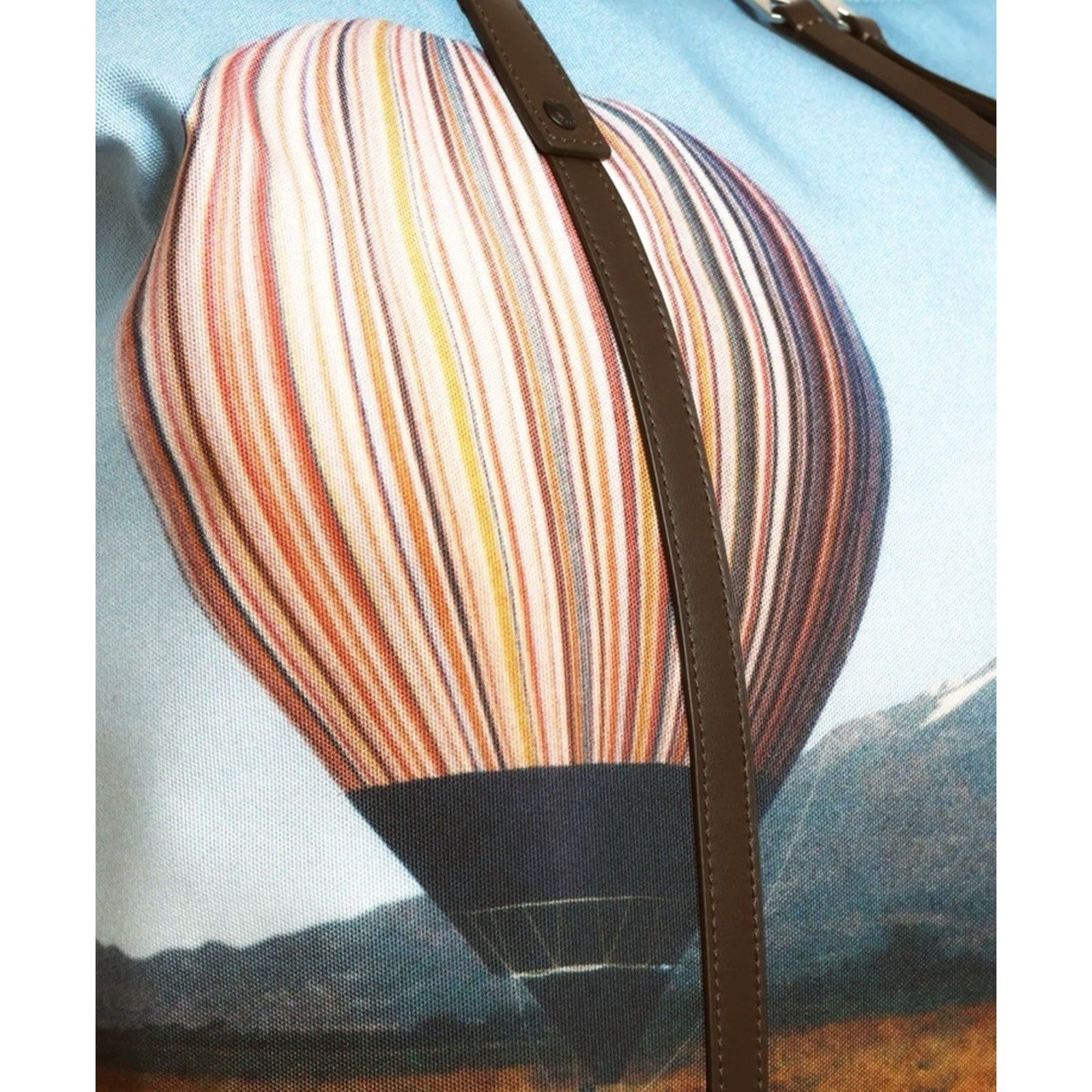 Paul Smith NWT $800 Paul Smith Multistripe Hot Air Balloon Fuji Duffel Size ONE SIZE - 7 Thumbnail
