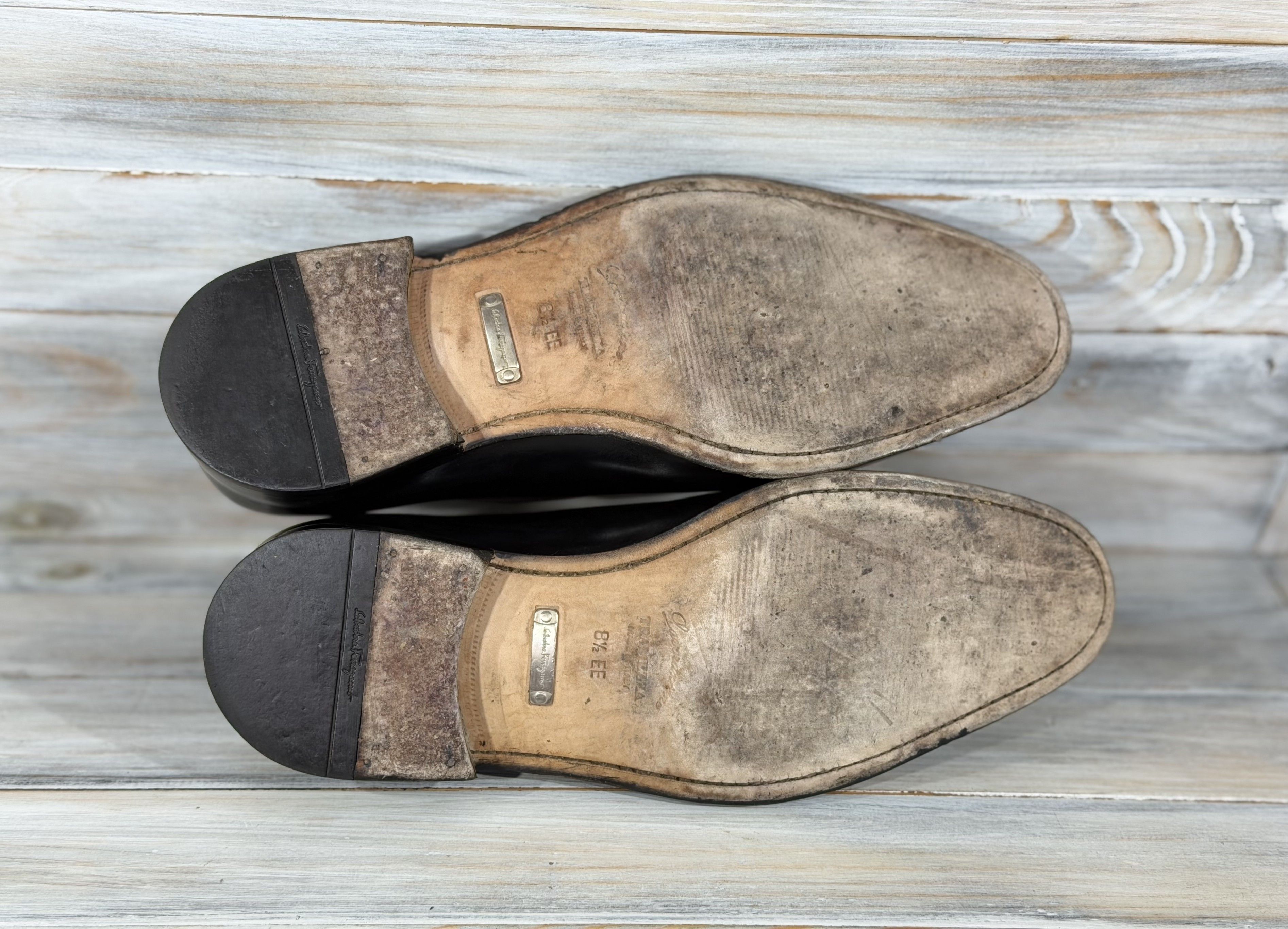 Salvatore Ferragamo SALVATORE FERRAGAMO Oxford Leather Shoes MadeInItaly Luxury Size US 9.5 / EU 42-43 - 21 Thumbnail