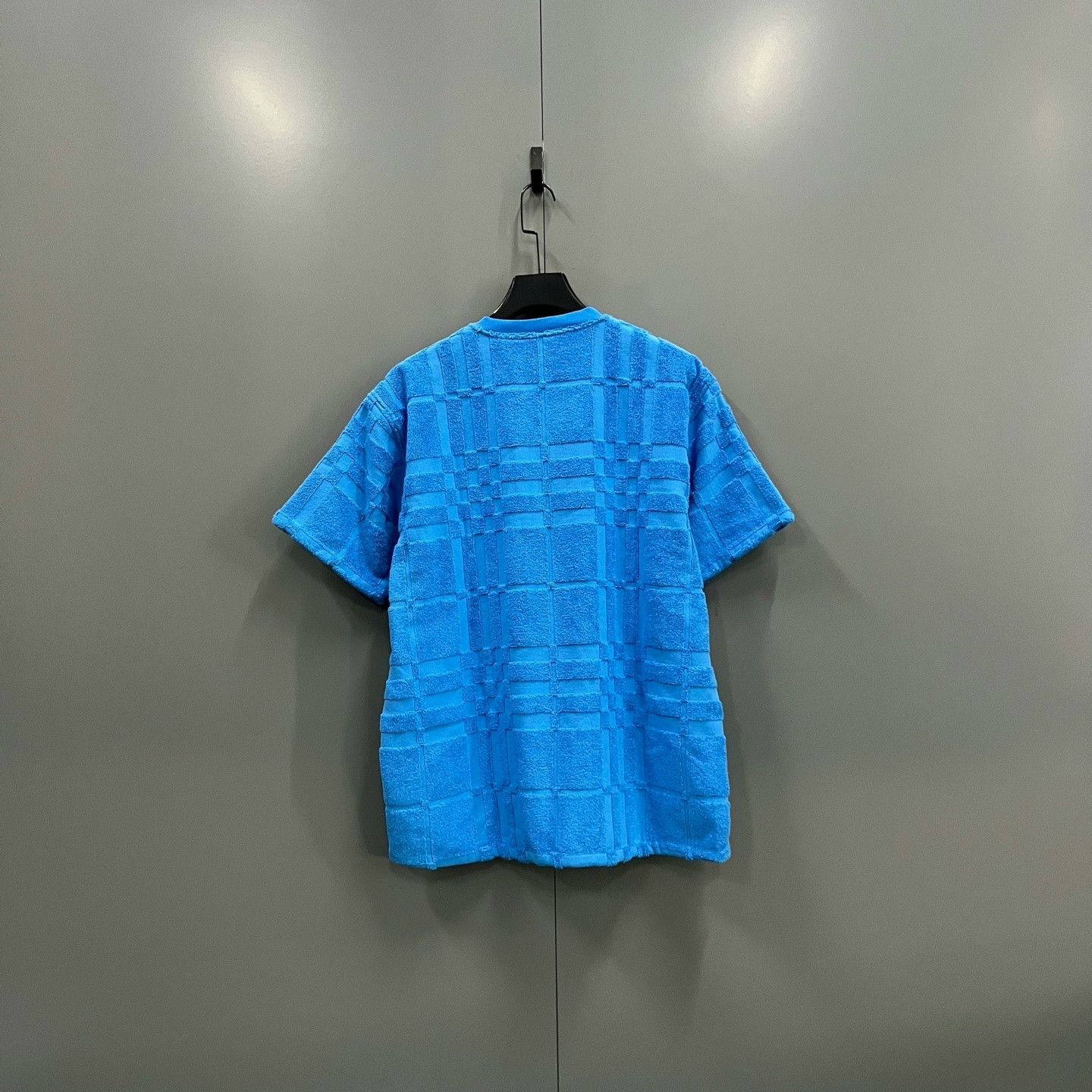 Burberry Burberry Blue Check Fleece Short-Sleeve M Size US M / EU 48-50 / 2 - 2 Thumbnail