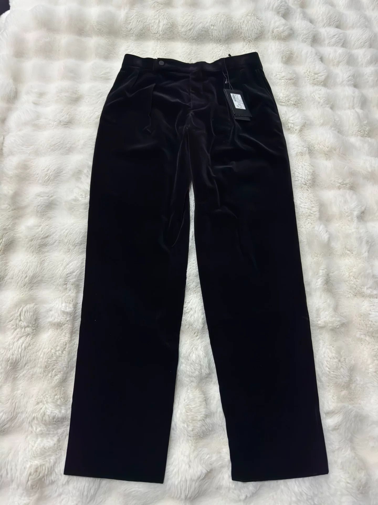Saint Laurent Paris Saint Laurent Men's Slim Velvet Trousers Size US 30 / EU 46 - 1 Thumbnail