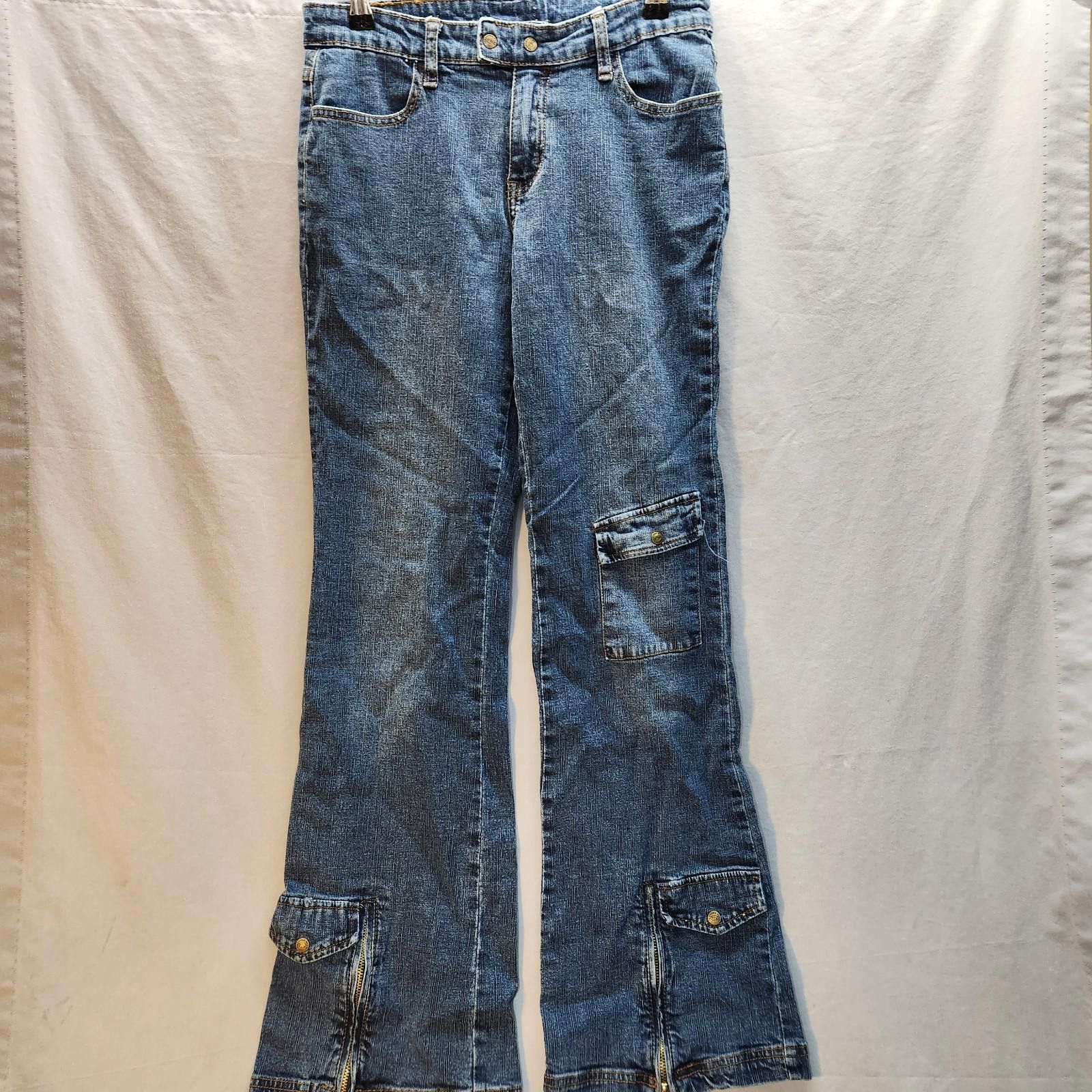 Designer Vintage Baby Phat Women's Jeans Blue Size 9/10 Size 30" / US 8 / IT 44 - 1 Thumbnail
