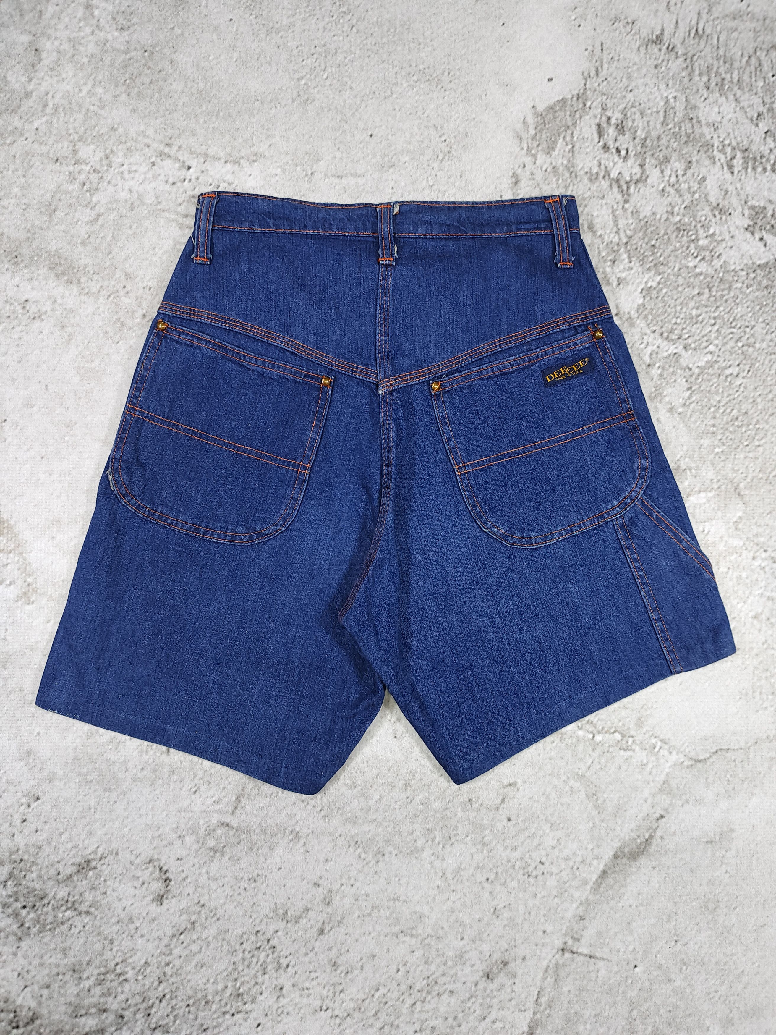 Vintage 60s DEE CEE🔥Classic American Carpenter Utility Denim Shorts Size US 28 / EU 44 - 1 Thumbnail