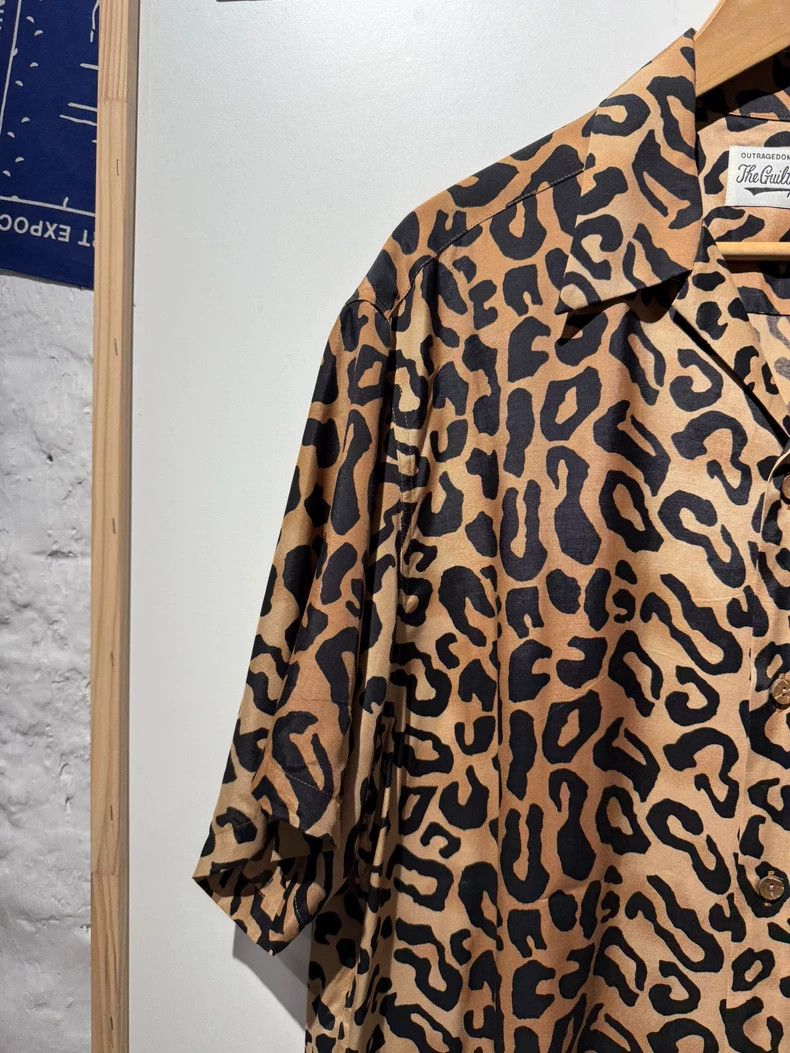 Wacko Maria WACKO MARIA Leopard Print Hawaiian Short Sleeve Shirt, Sil Size US XL / EU 56 / 4 - 3 Thumbnail