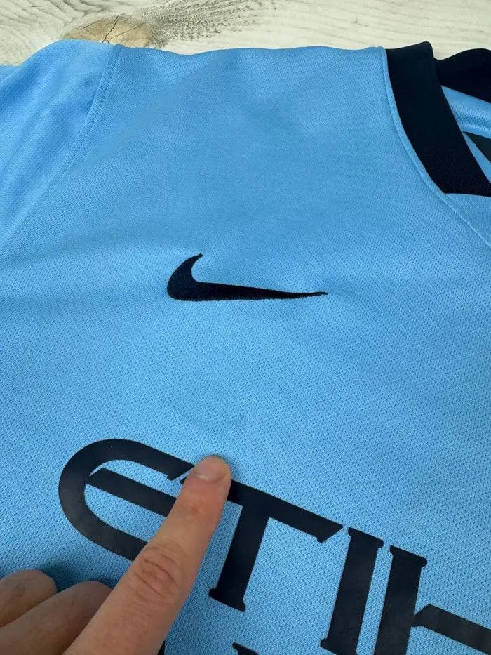 Nike Manchester City 2014 2015 Player Issue Home Shirt Jersey Size US M / EU 48-50 / 2 - 10 Thumbnail