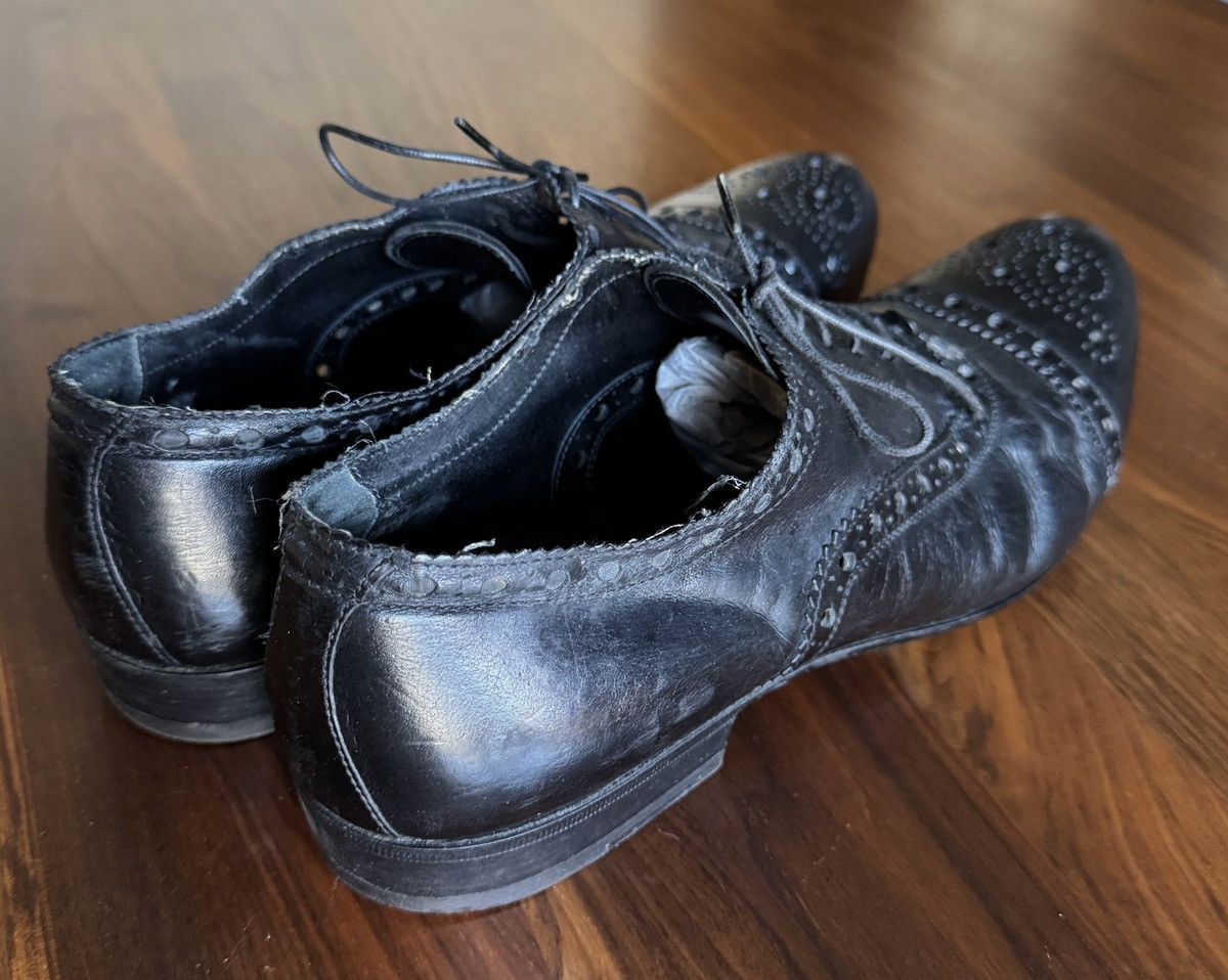 Gianni Barbato Gianni Barbato Black Leather Shoes Size US 10 / EU 43 - 5 Thumbnail
