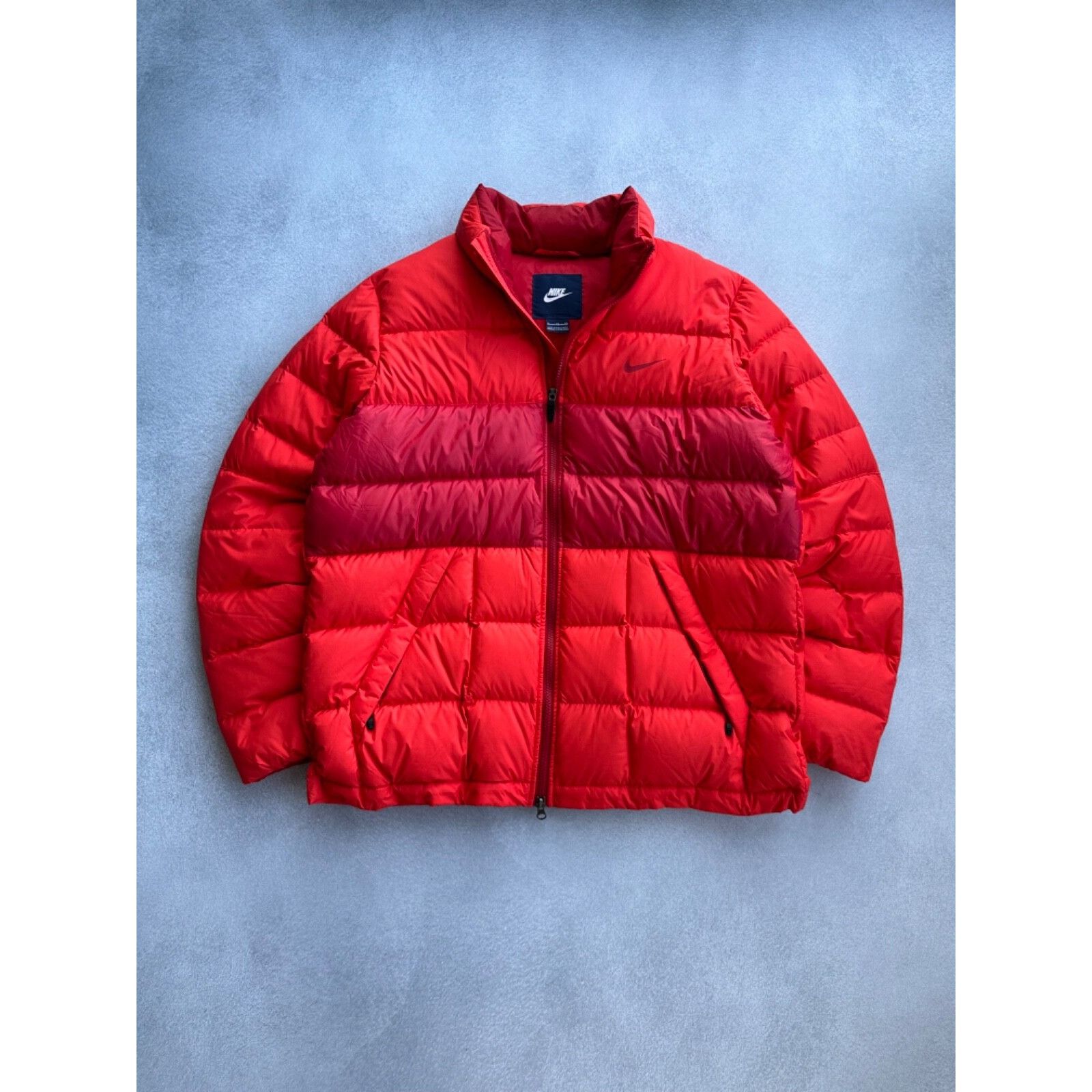 Nike VTG Nike Y2K Red Puffer Jacket Size US XL / EU 56 / 4 - 1 Thumbnail
