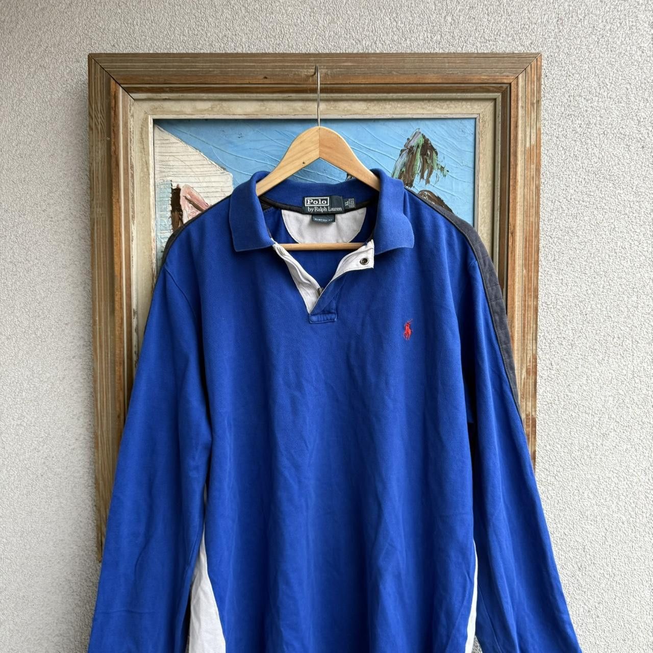 Polo Ralph Lauren Ralph Lauren Polo Rugby Sweatshirt Blue Size US L / EU 52-54 / 3 - 3 Thumbnail