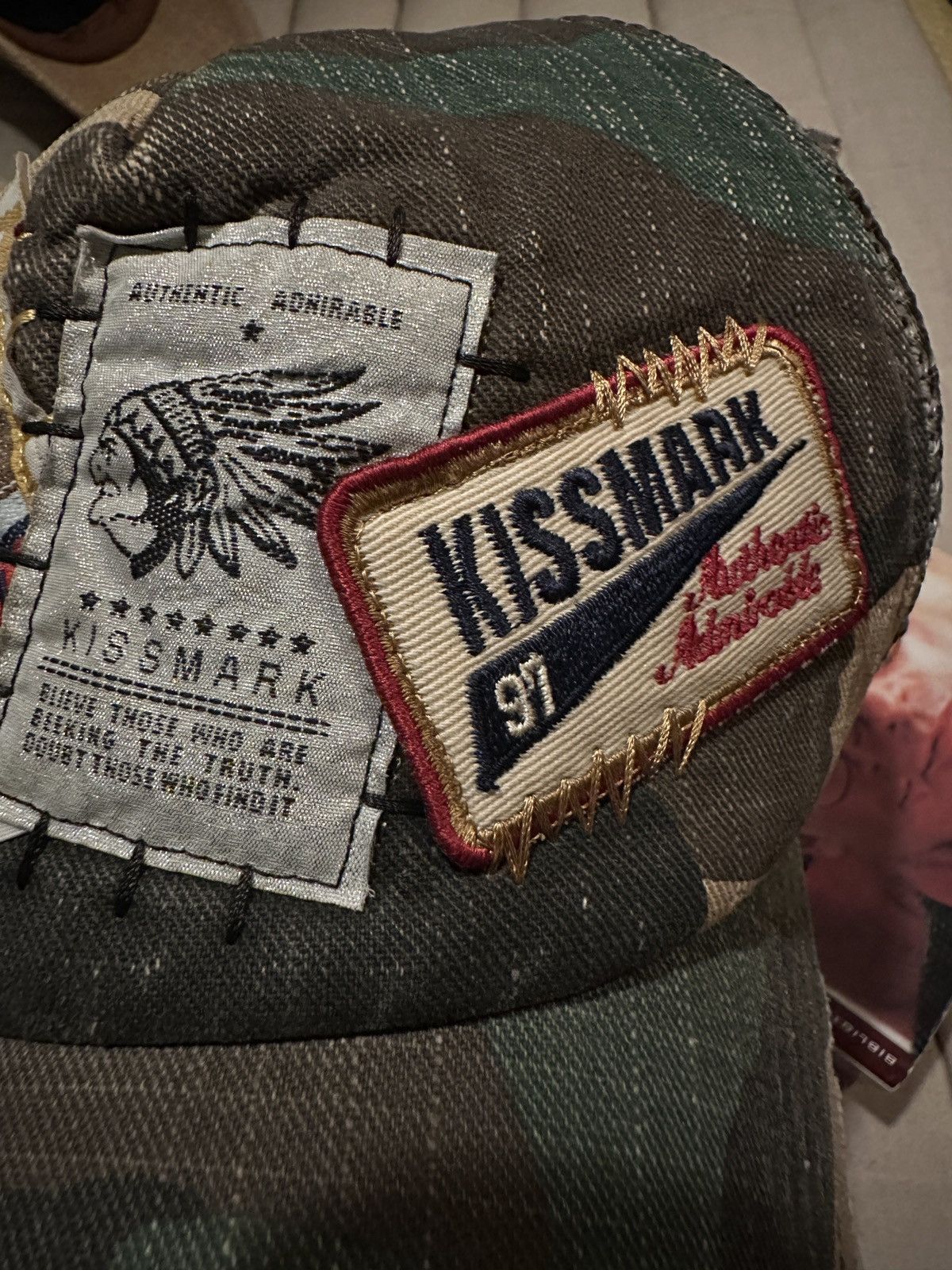 Japanese Brand Vinatage Kissmark Travis Scott hat Japan Korea Streetwear Size ONE SIZE - 3 Thumbnail