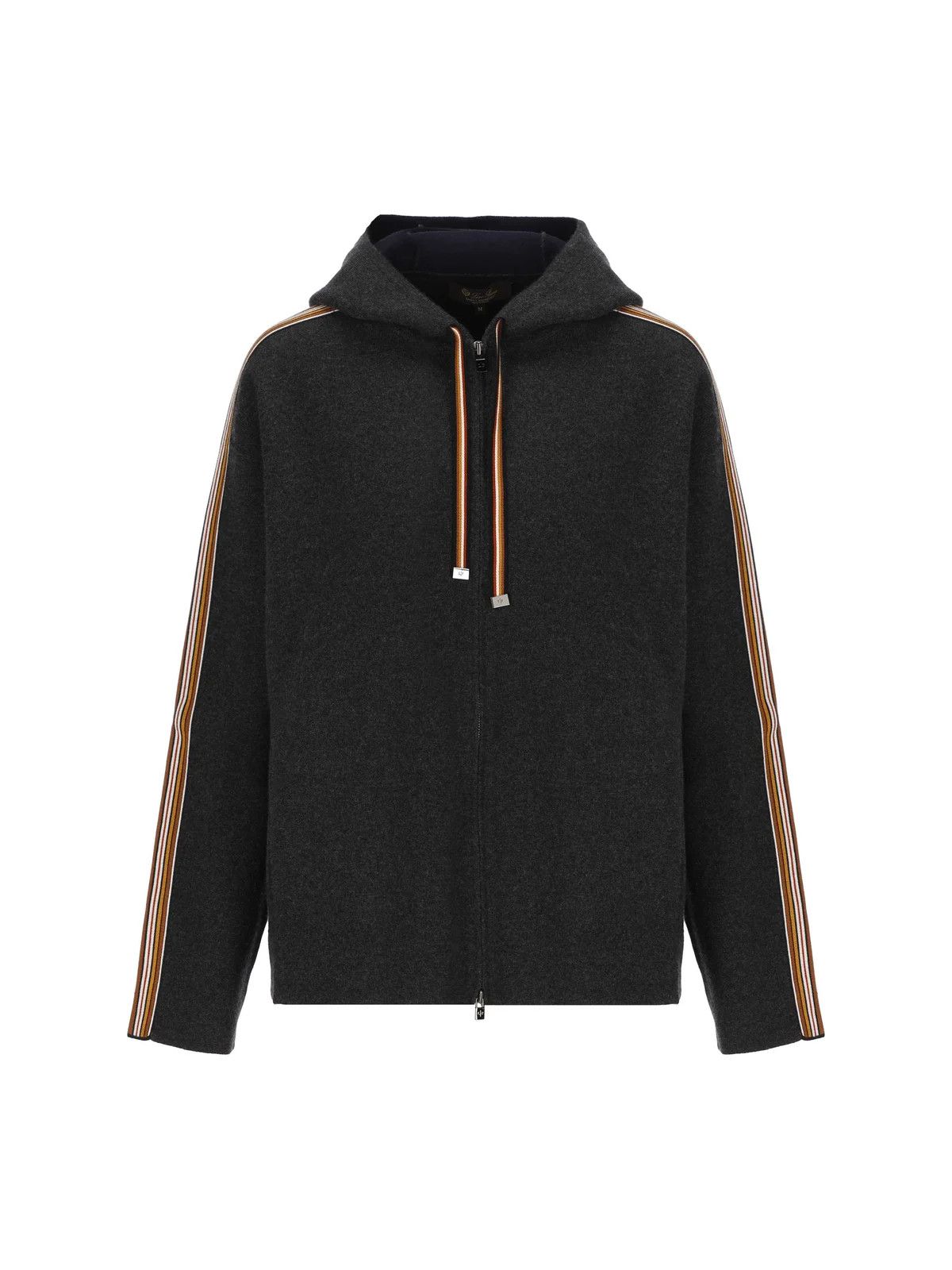 Loro Piana o1w1db10724 Suitcase Stripe Bomber Jacket in Dark Grey Size XL / US 12-14 / IT 48-50 - 1 Thumbnail