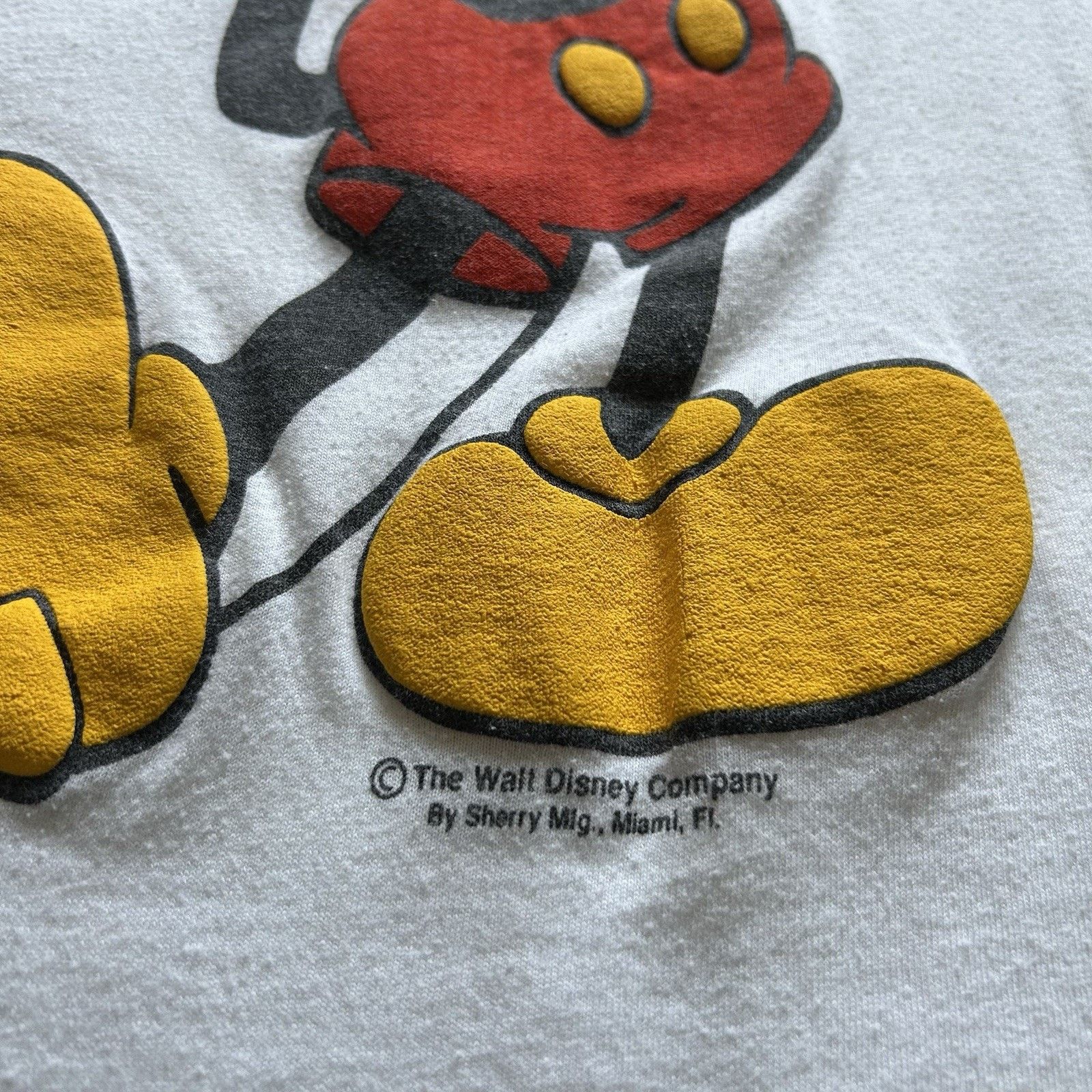 Disney Vintage 80s Mickey Mouse T-Shirt Disney Sherry Small USA Size US S / EU 44-46 / 1 - 6 Thumbnail