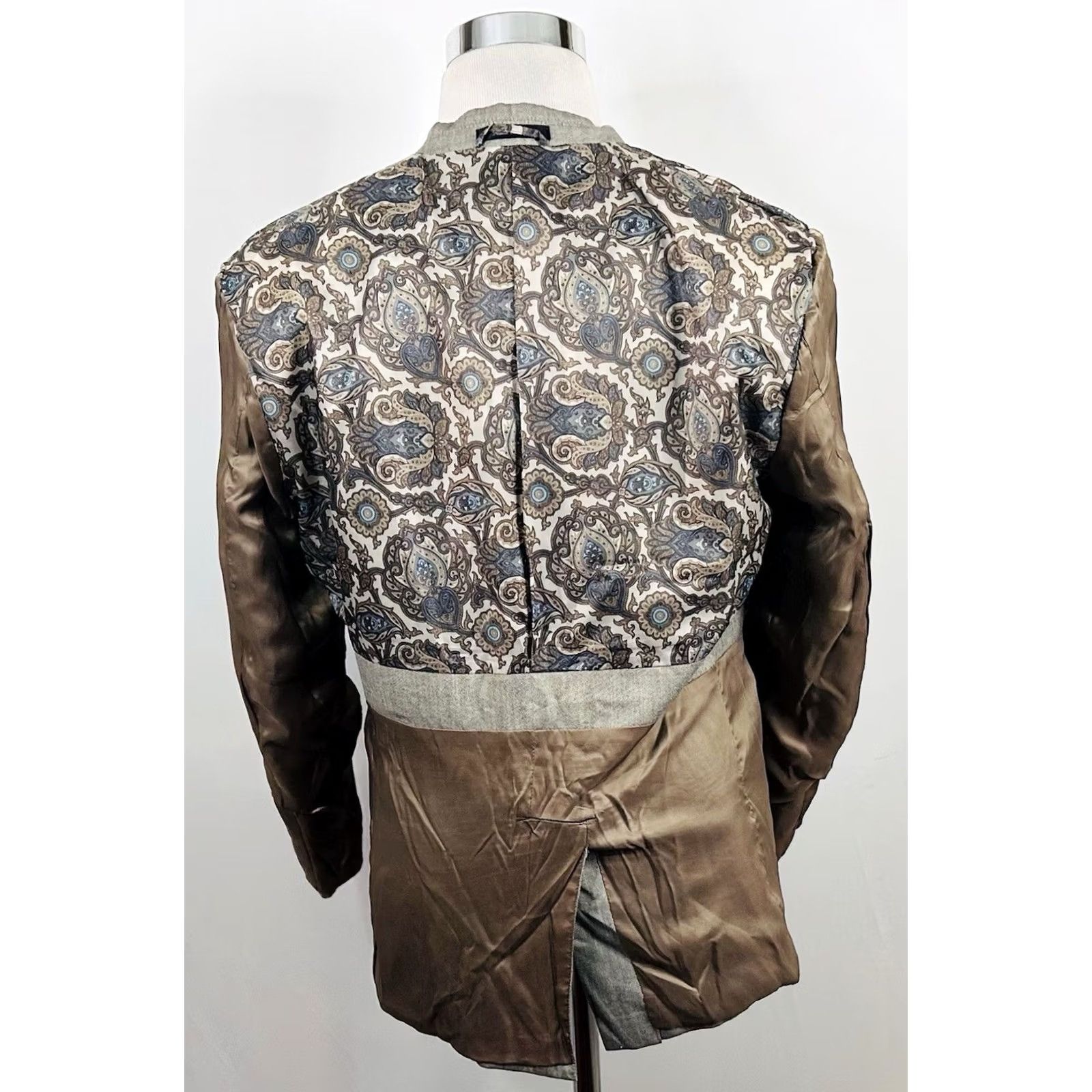 Ralph Lauren Lauren Ralph Lauren Sport Coat 42 Beige Two Button Vented Poly Rayon Floral Lining Size US XS / EU 42 / 0 - 8 Thumbnail
