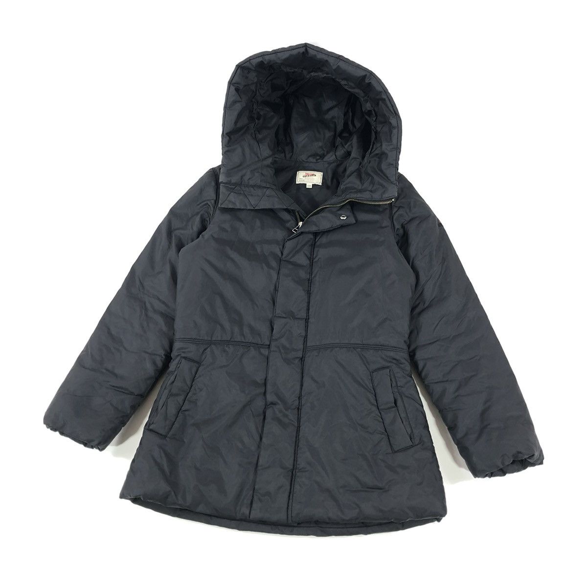 Jean Paul Gaultier Junior GAULTIER Logo Black Polyester Parka Puffy Coat Full-Zip Jacket Size XXS / US 00 / IT 34 - 3 Thumbnail