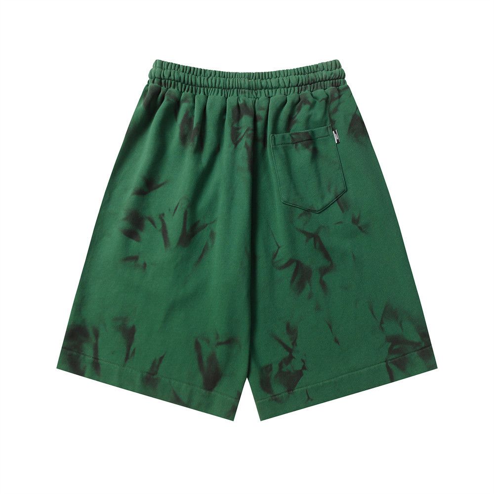 Japanese Brand × Vintage Men's trendy street distressed tie-dye letter casual shorts Size US 32 / EU 48 - 2 Thumbnail