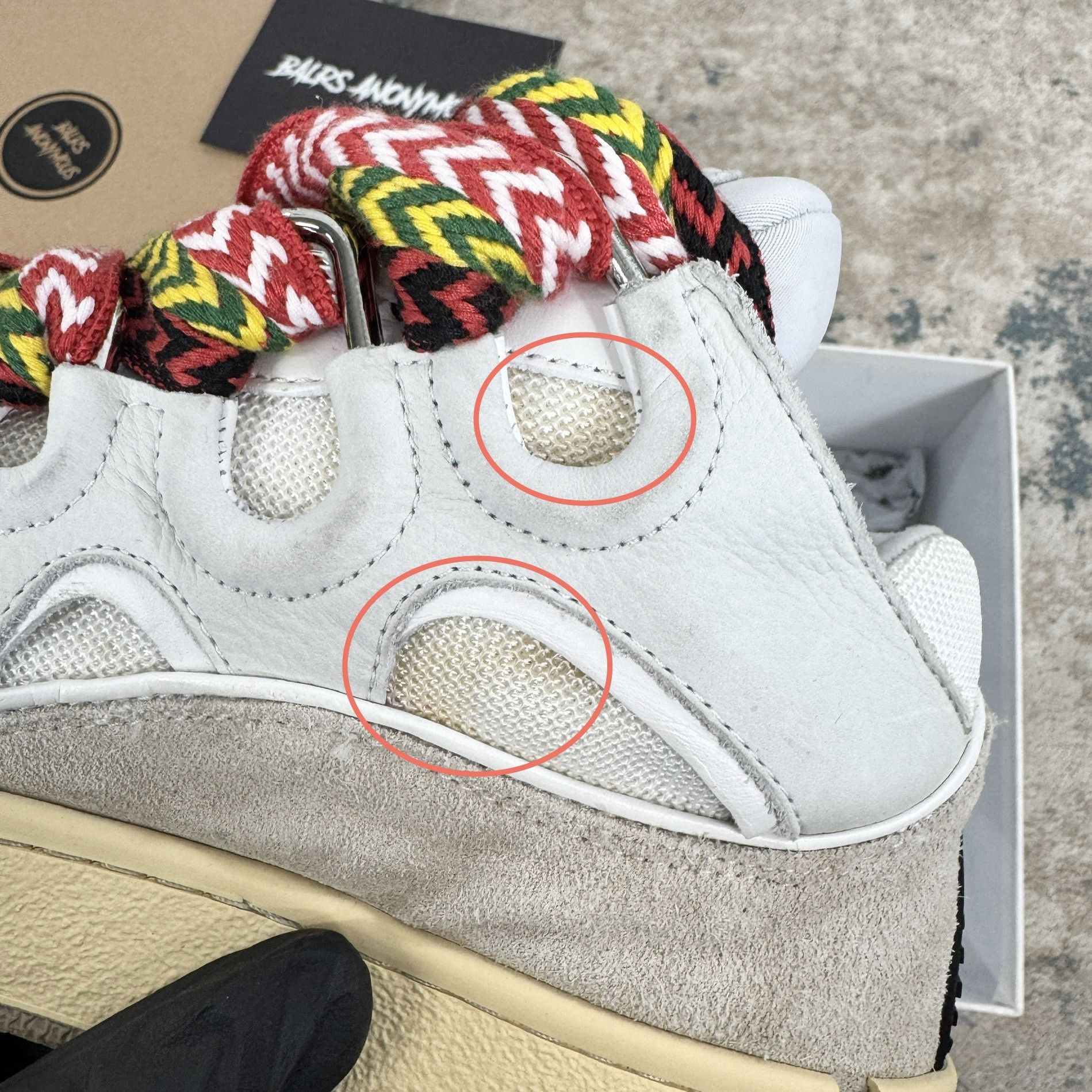 Lanvin Lanvin Curb Low Top Trainers In Grey & Multi RRP £750 Size US 9 / EU 42 - 7 Thumbnail