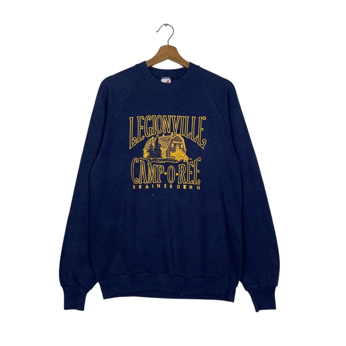 Jerzees Vintage 80s Legionville Camporee Brainerd Mn Sweatshirt Size US L / EU 52-54 / 3 - 1 Thumbnail