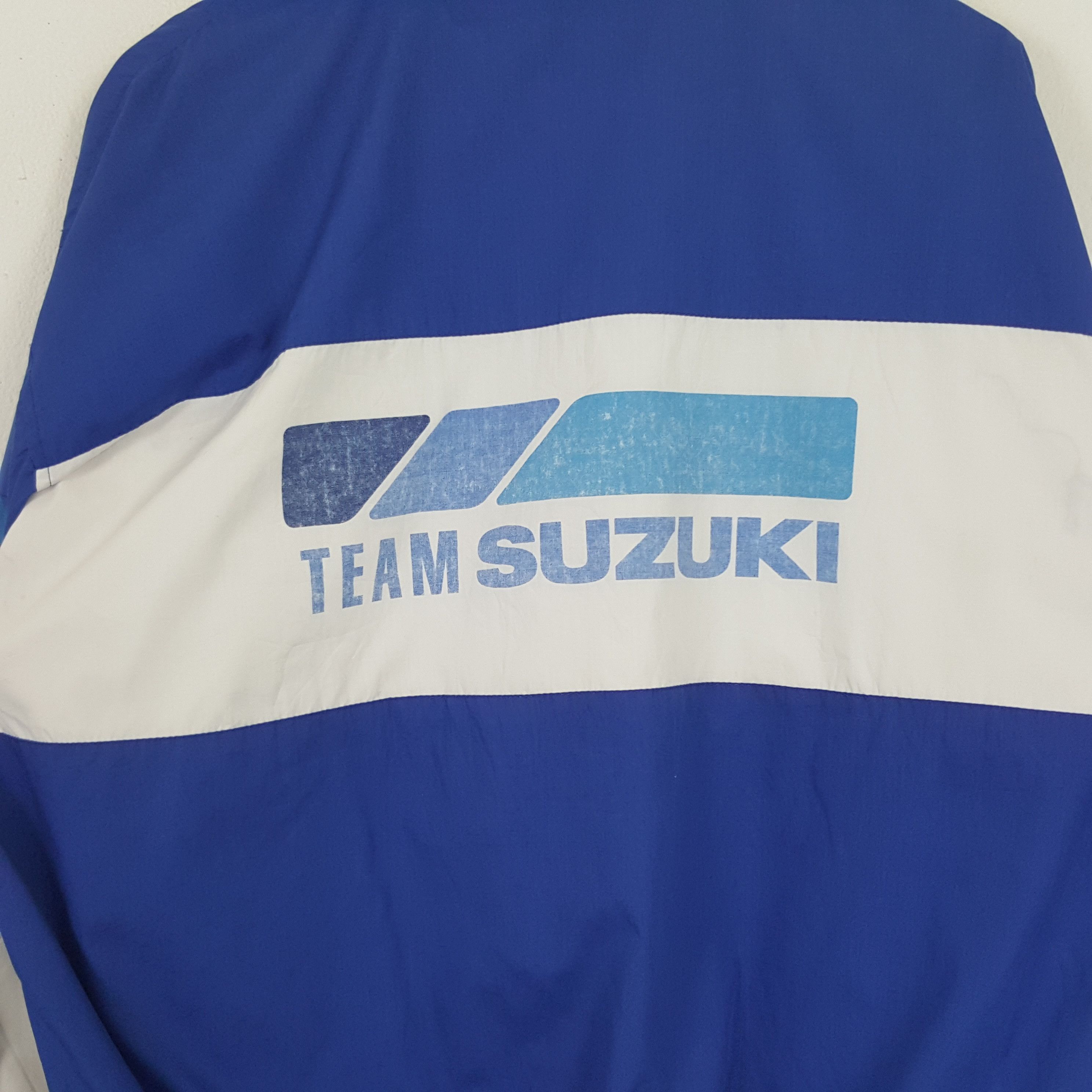 Japanese Brand × Vintage Vintage Team Suzuki MotoGP Racing Team Windbreaker Jacket Size US XXL / EU 58 / 5 - 2 Thumbnail