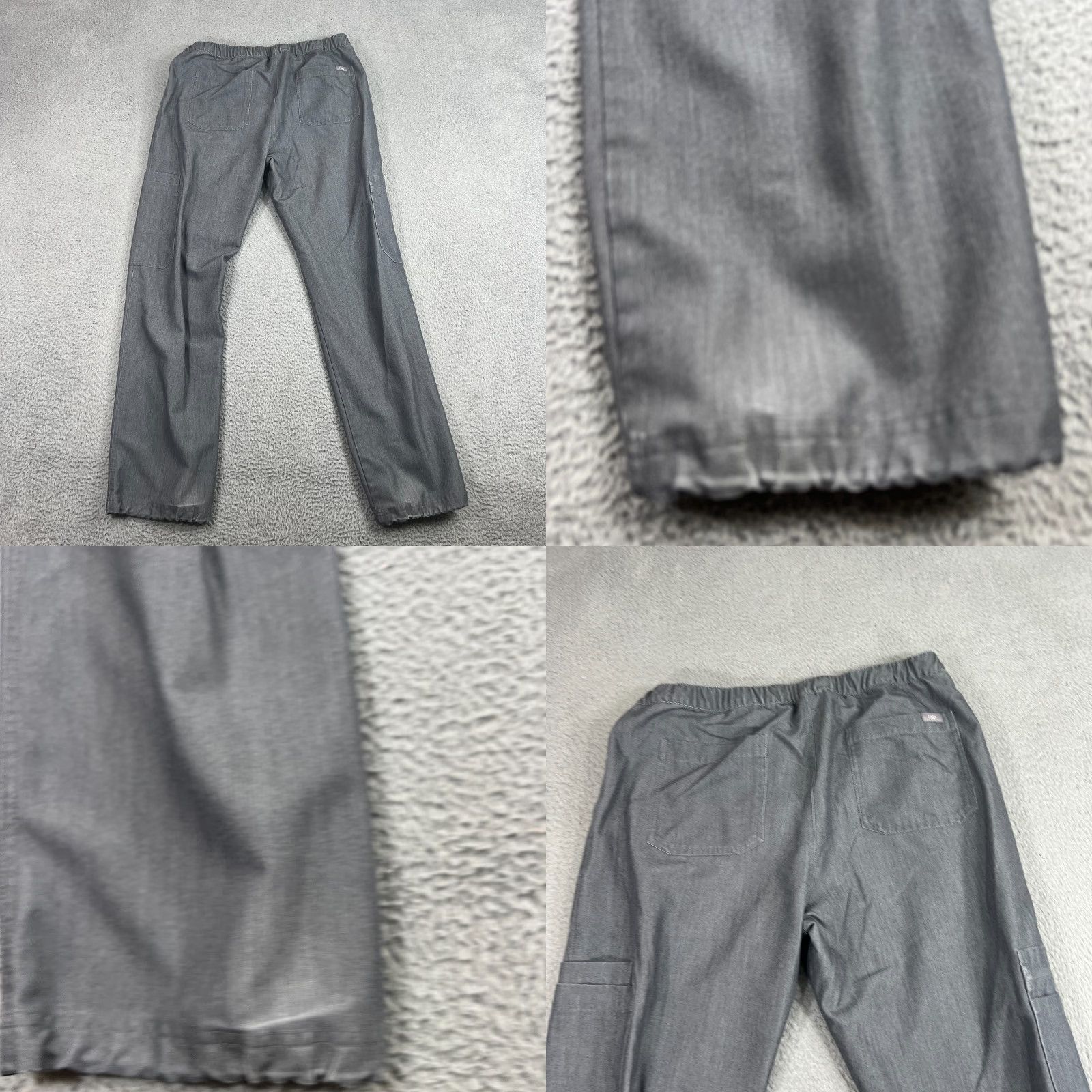 Vintage FIGS Technical Collection Scrub Pants Womens M Gray Polyester Solid Medical Size 32" / US 10 / IT 46 - 8 Thumbnail