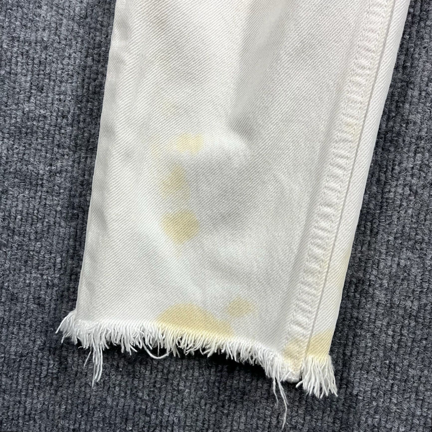 Levi's VINTAGE Levi's 517 Bootcut Jeans 90s White Juniors Size 7 Made in USA Cowboy Rodeo Rips Size US 7 / IT 37 - 5 Thumbnail